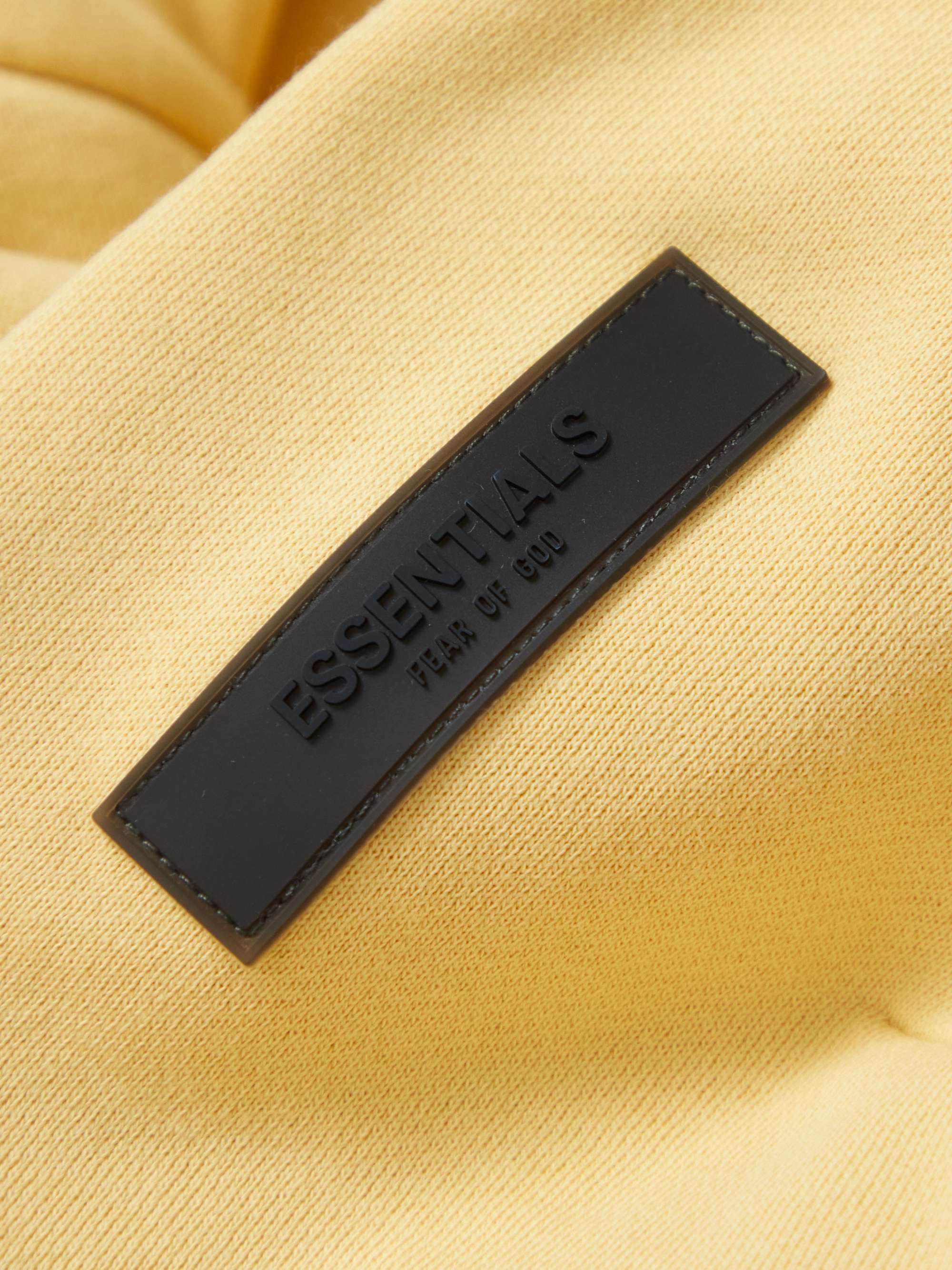 FEAR OF GOD ESSENTIALS KIDS Logo-Appliquéd Cotton-Blend Jersey Hoodie