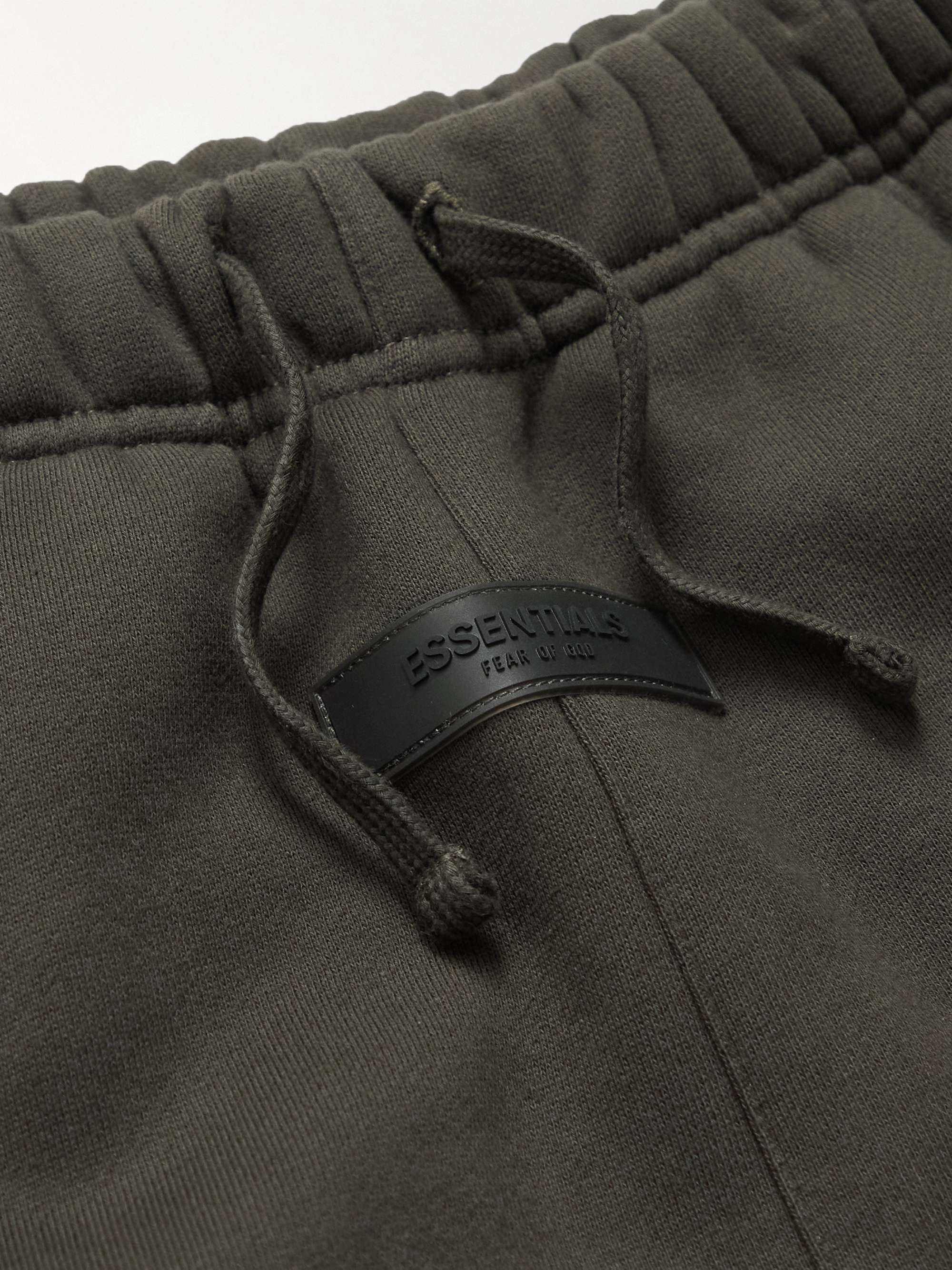 FEAR OF GOD ESSENTIALS KIDS Logo-Appliquéd Cotton-Blend Jersey Sweatpants