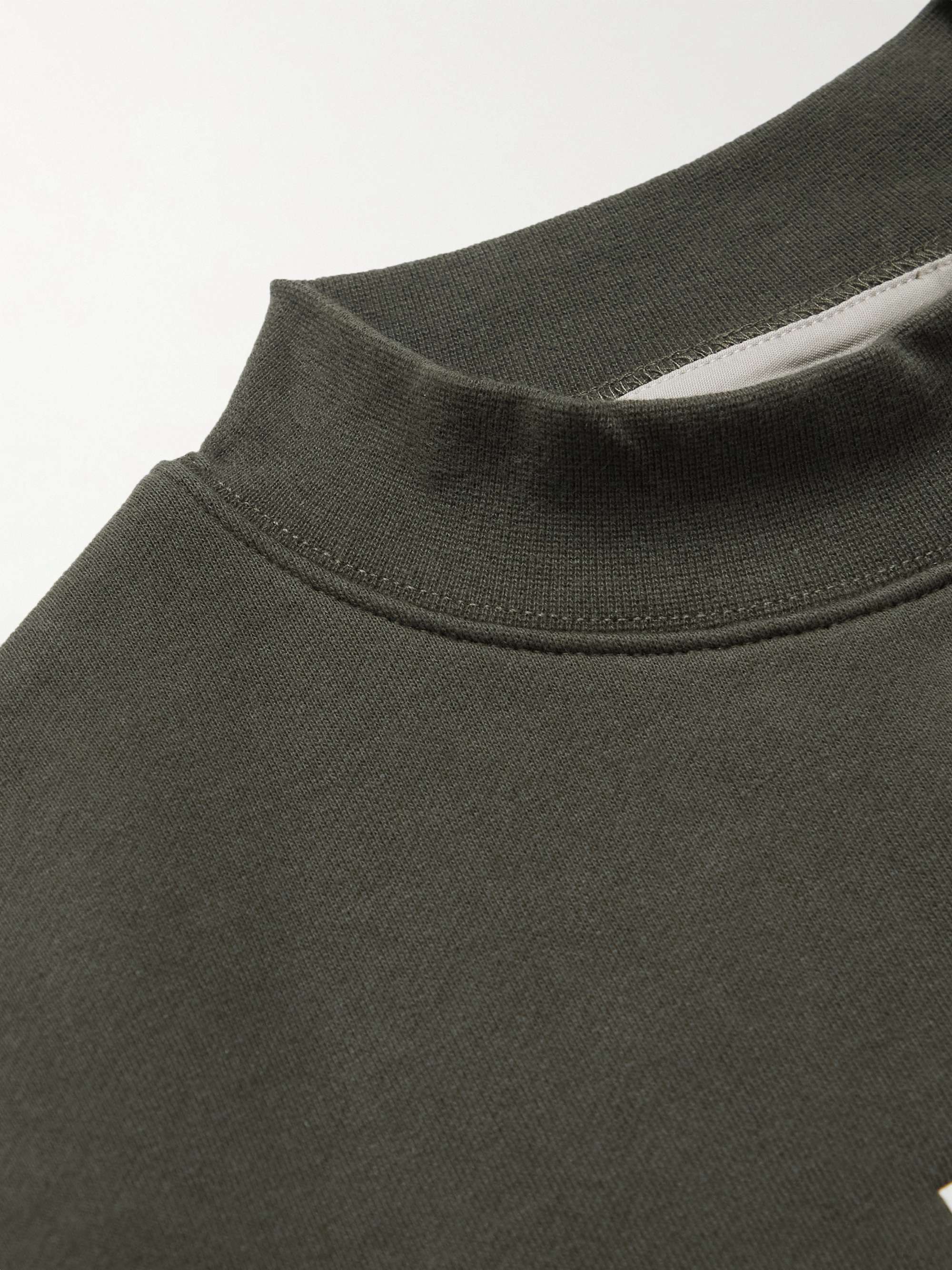 FEAR OF GOD ESSENTIALS KIDS Logo-Appliquéd Cotton-Blend Jersey Sweatshirt