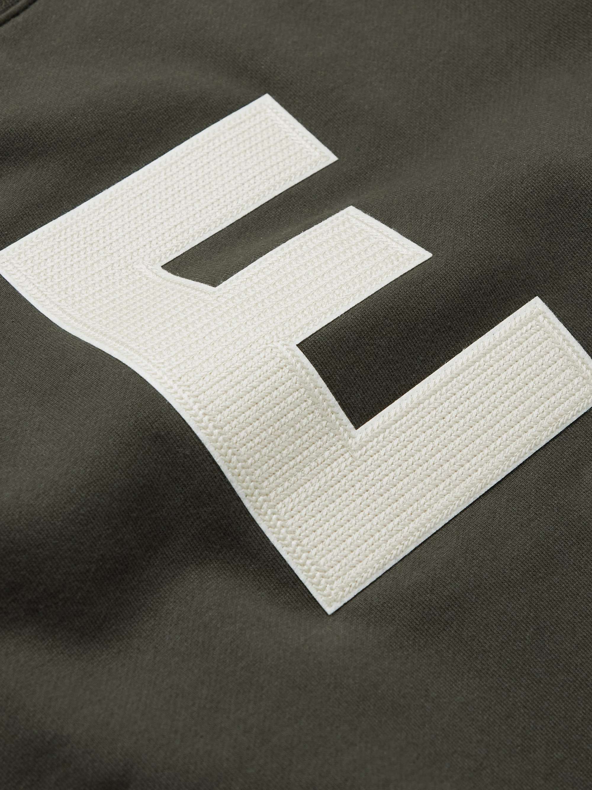 FEAR OF GOD ESSENTIALS KIDS Logo-Appliquéd Cotton-Blend Jersey Sweatshirt