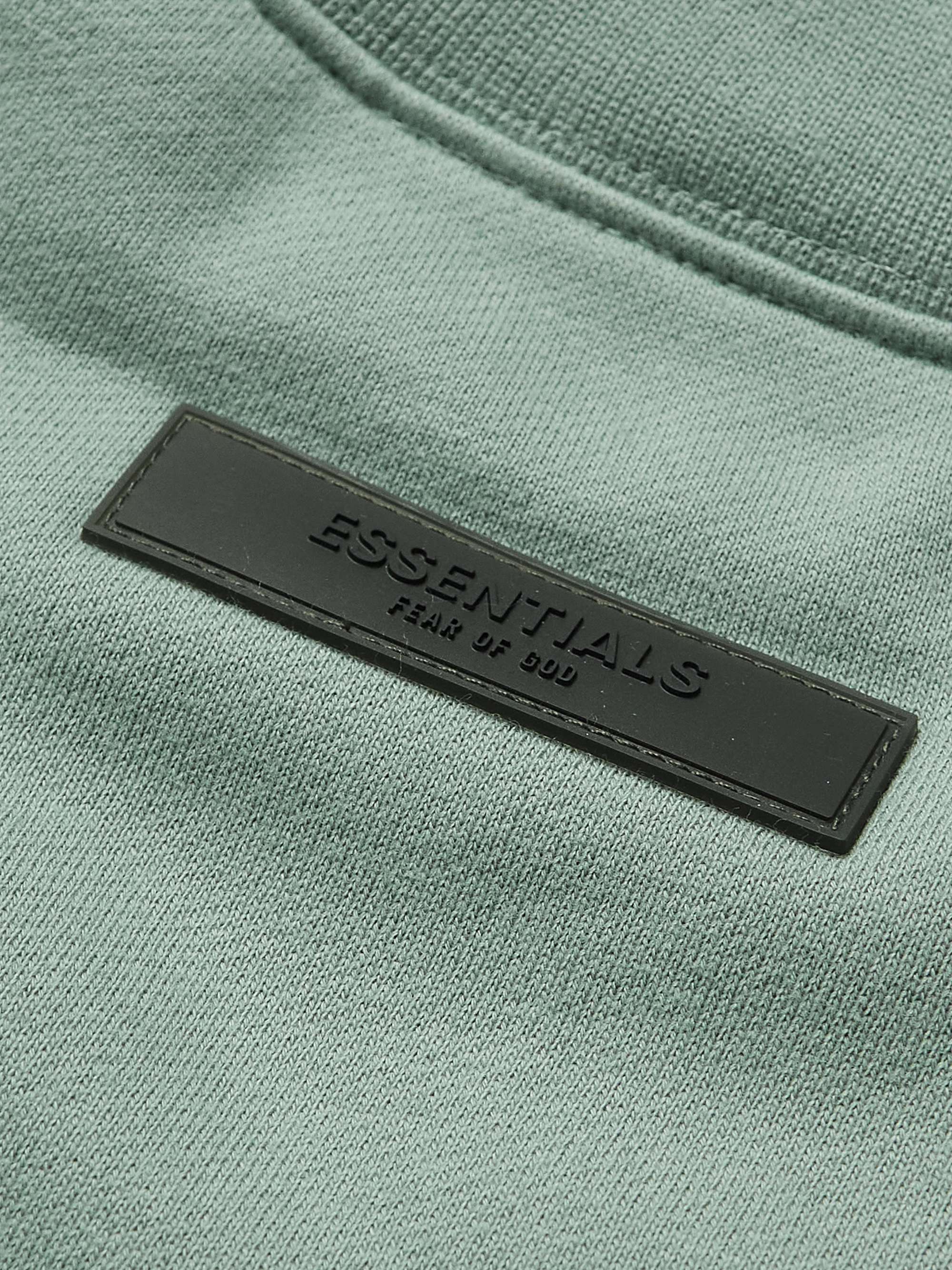FEAR OF GOD ESSENTIALS KIDS Logo-Appliquéd Cotton-Blend Jersey Sweatshirt