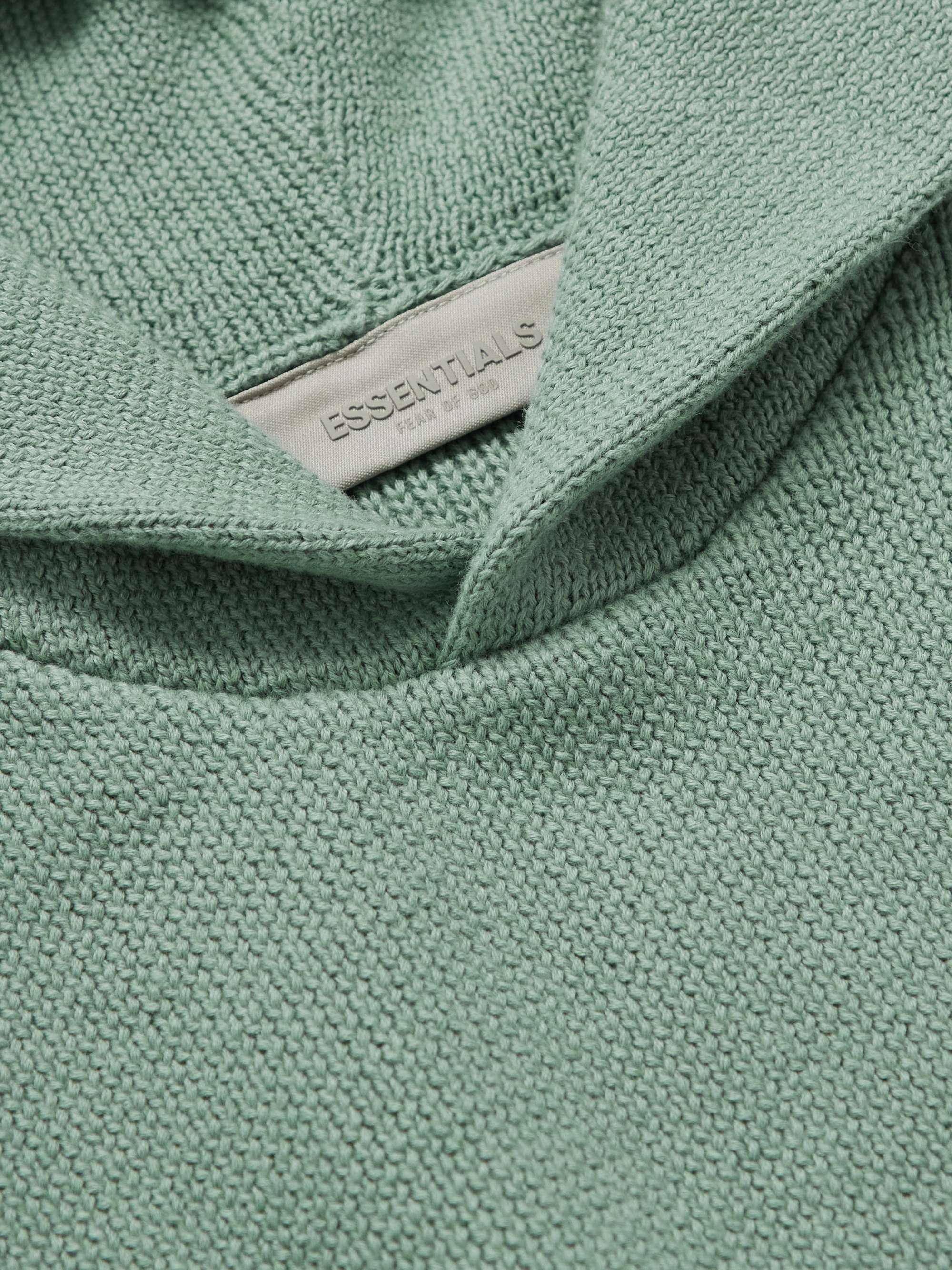 FEAR OF GOD ESSENTIALS KIDS Logo-Appliquéd Cotton-Blend Hoodie