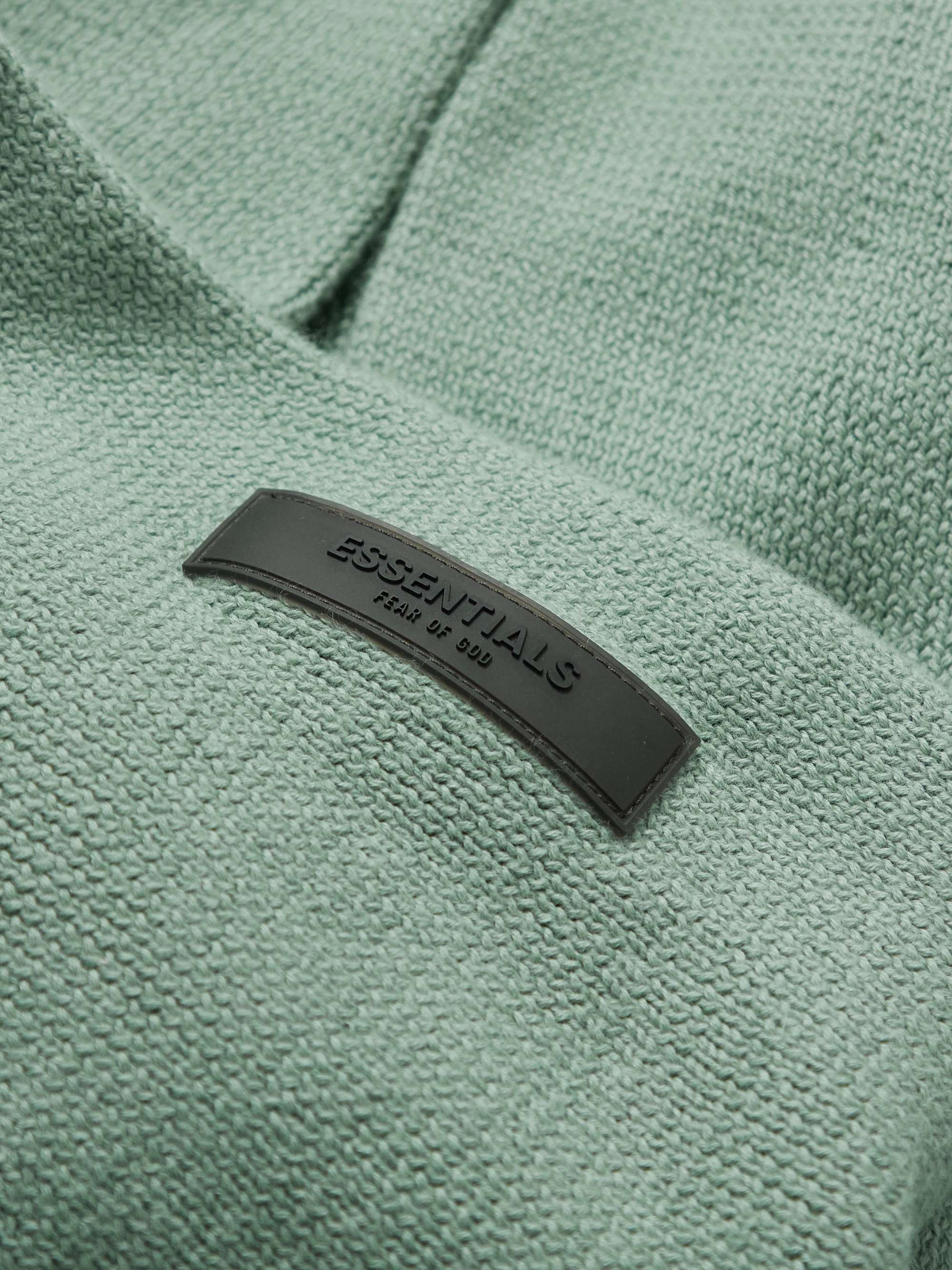 FEAR OF GOD ESSENTIALS KIDS Logo-Appliquéd Cotton-Blend Hoodie