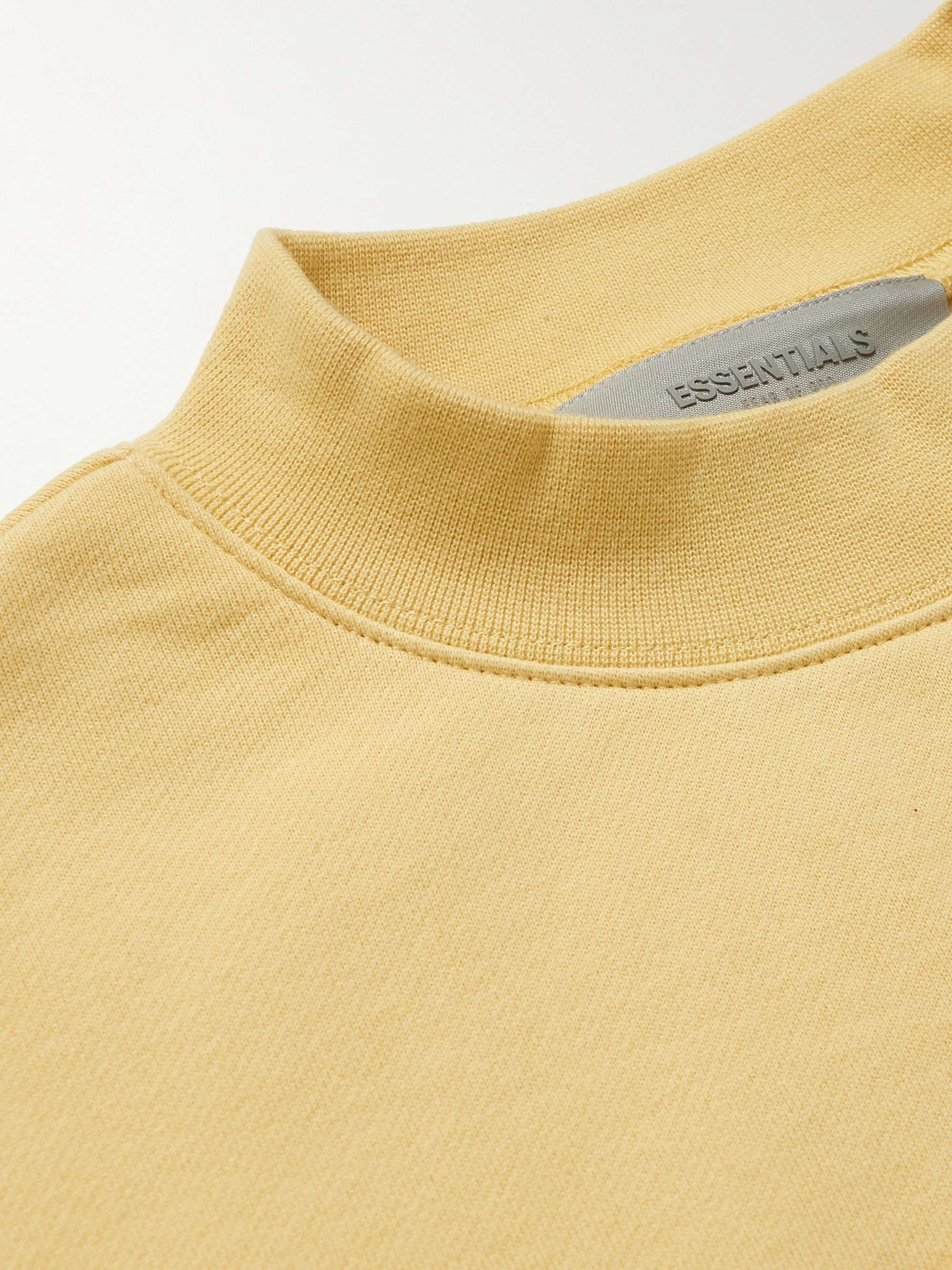 FEAR OF GOD ESSENTIALS KIDS Logo-Appliquéd Cotton-Blend Jersey Sweatshirt