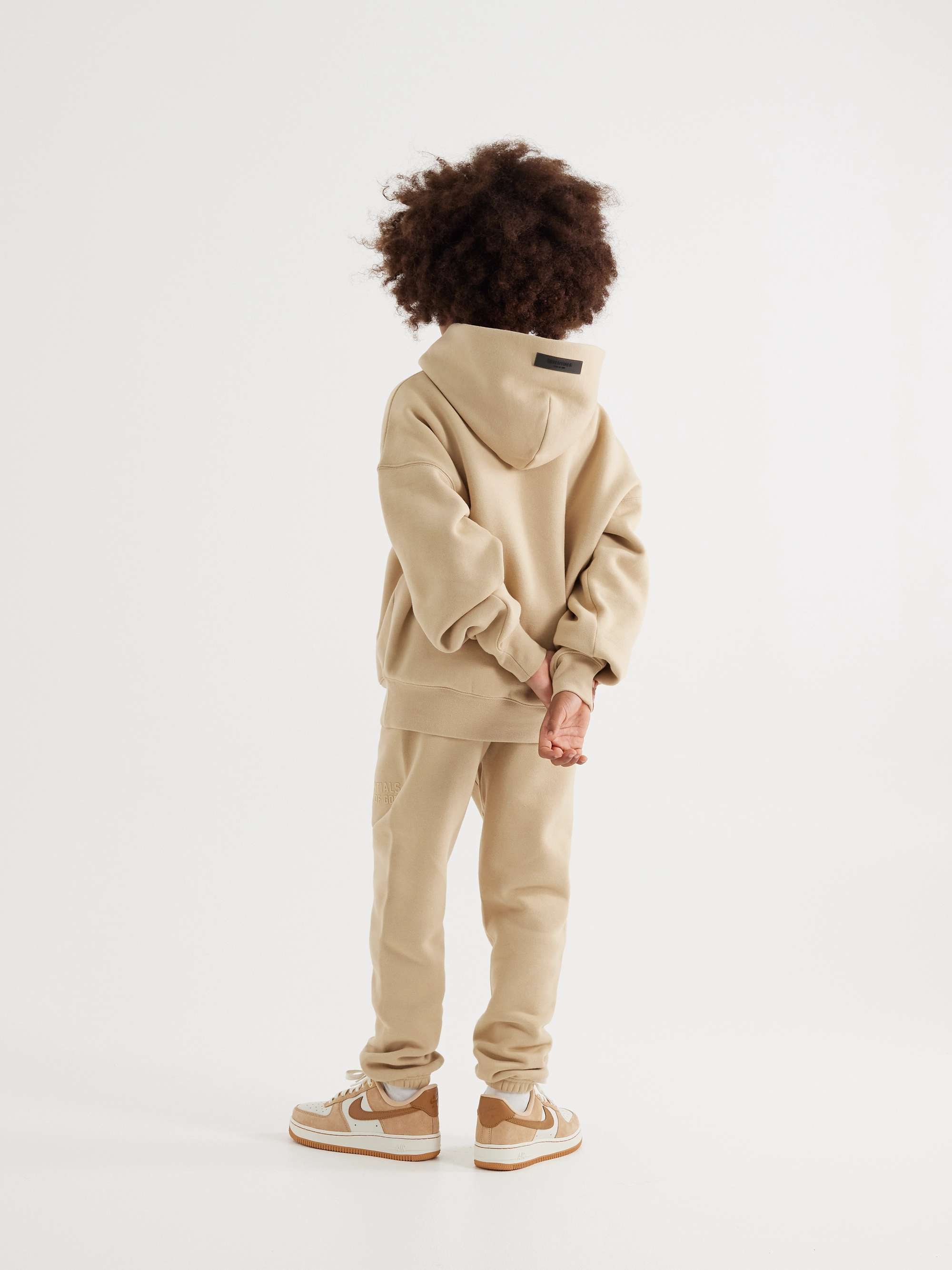 FEAR OF GOD ESSENTIALS KIDS Logo-Appliquéd Cotton-Blend Jersey ...