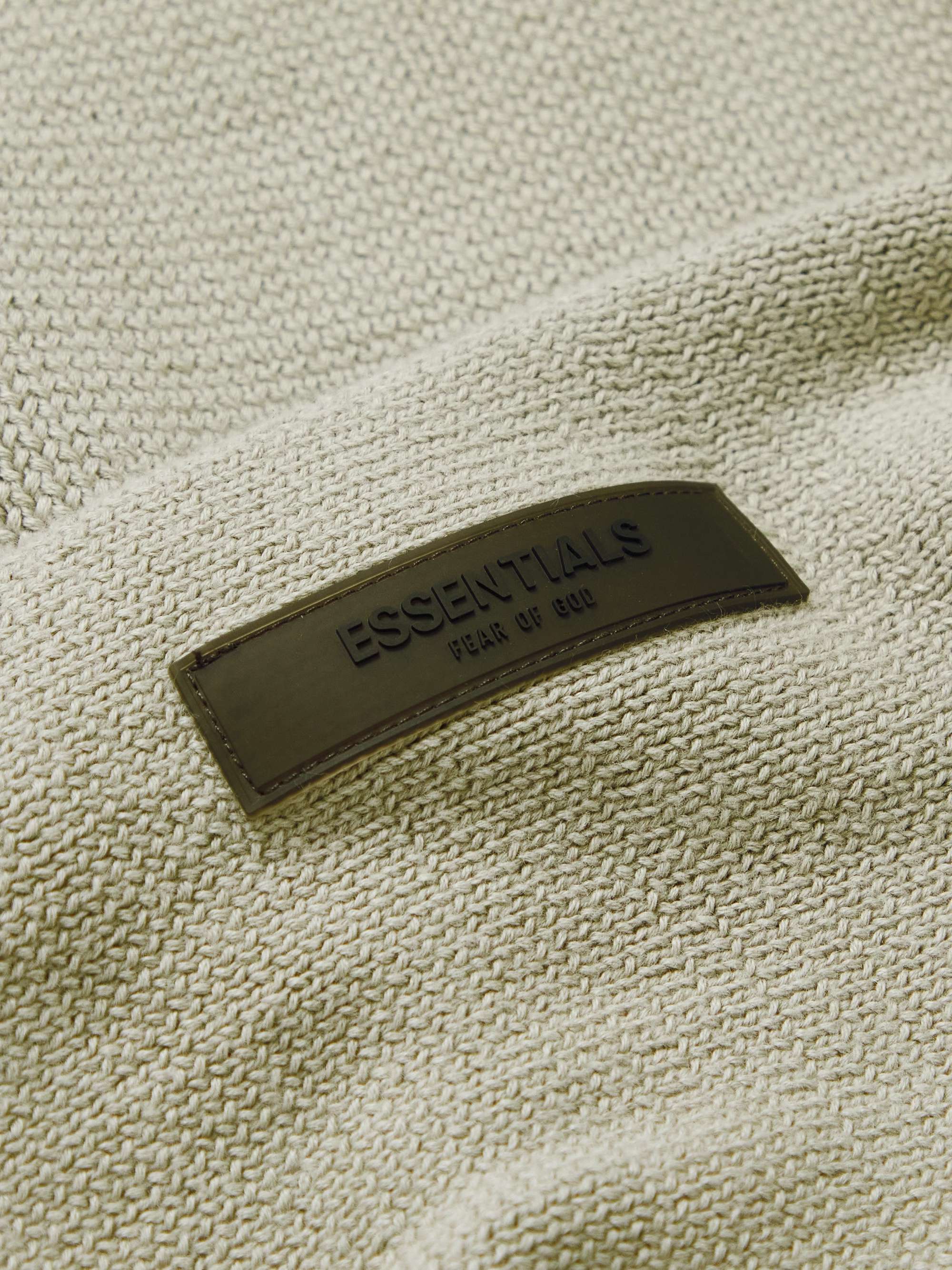 FEAR OF GOD ESSENTIALS KIDS Logo-Appliquéd Cotton-Blend Hoodie