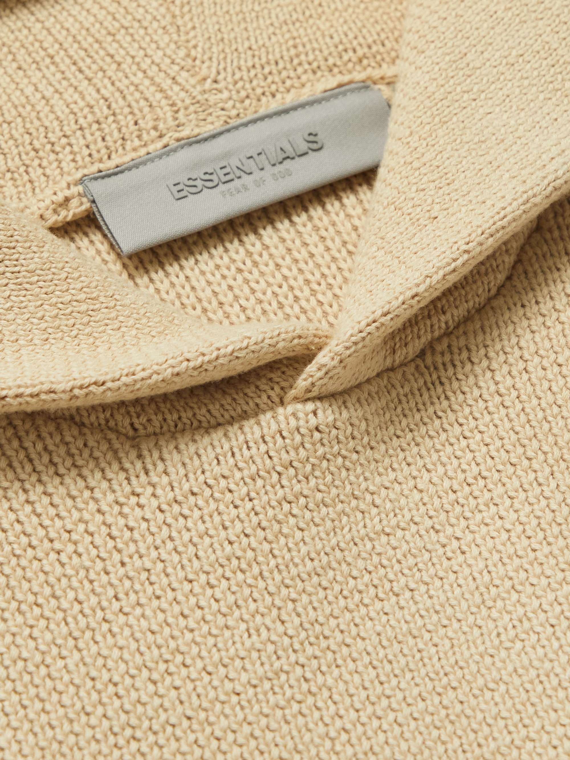 FEAR OF GOD ESSENTIALS KIDS Logo-Appliquéd Cotton-Blend Hoodie