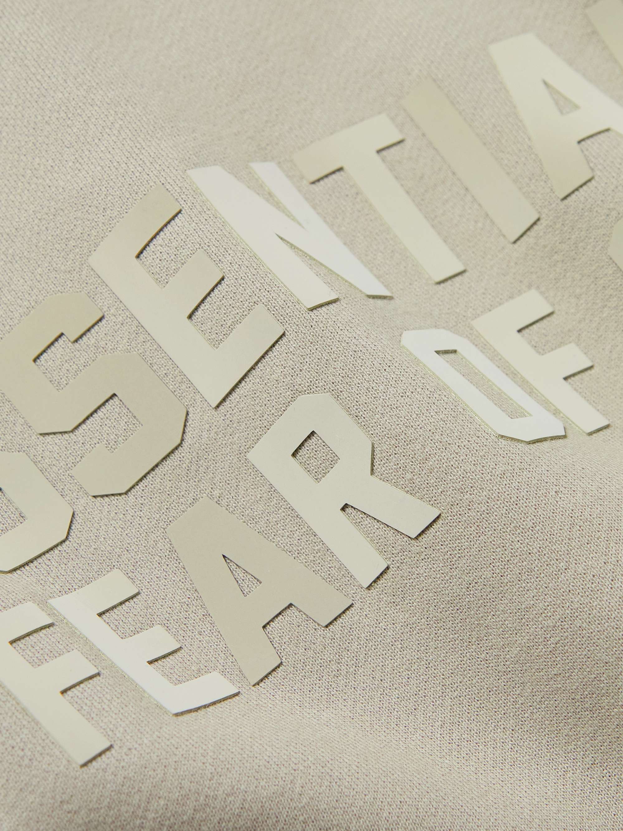 FEAR OF GOD ESSENTIALS Logo-Appliquéd Cotton-Blend Jersey Hoodie