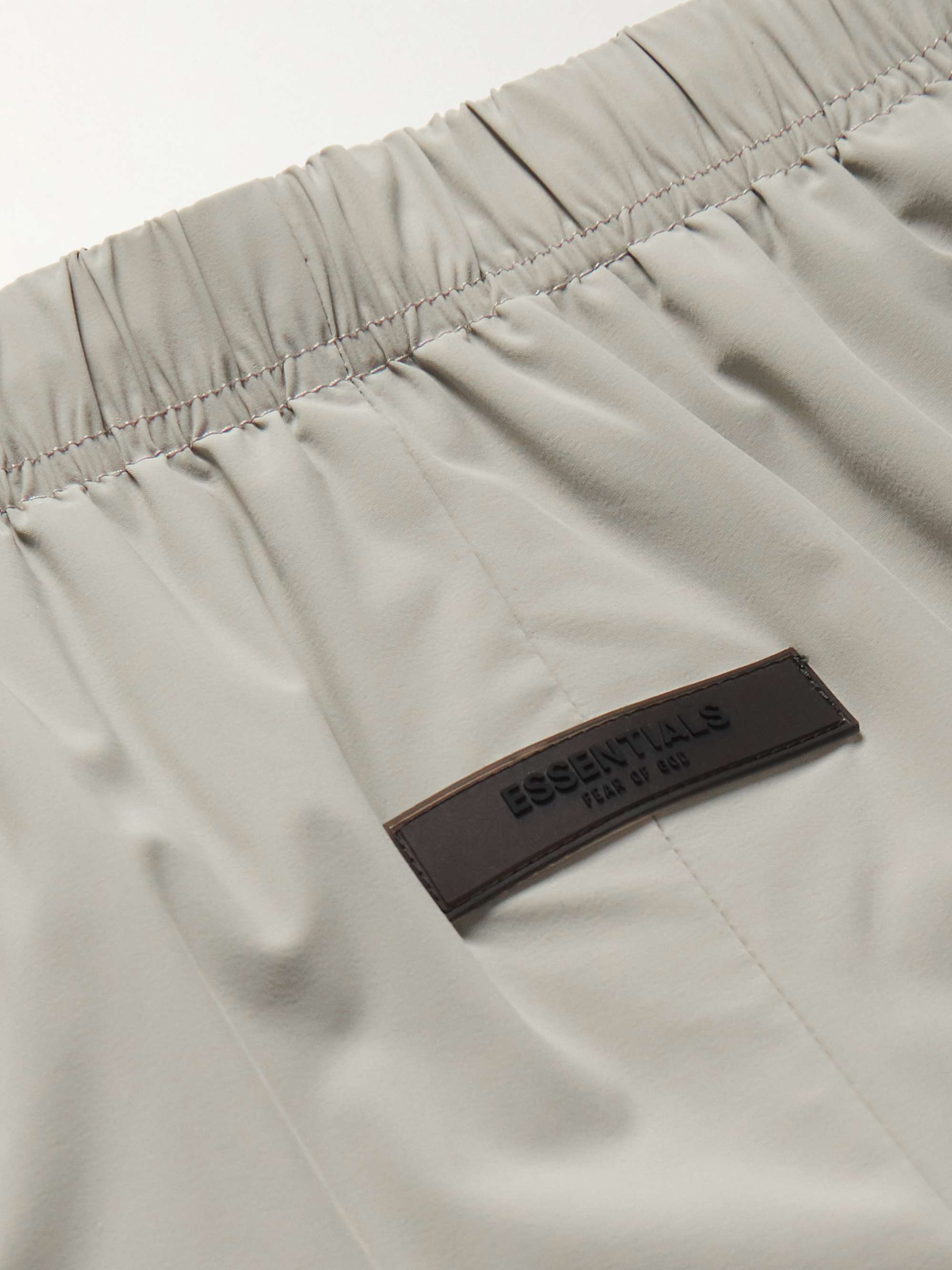 FEAR OF GOD ESSENTIALS Straight-Leg Logo-Appliquéd Shell Drawstring Shorts