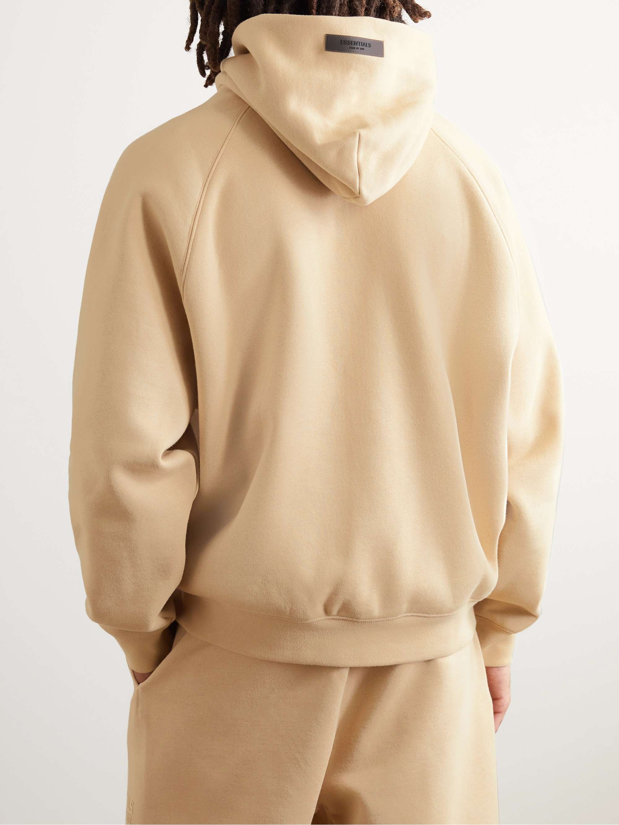 Logo-Appliquéd Fleece-Back Cotton-Blend Jersey Hoodie