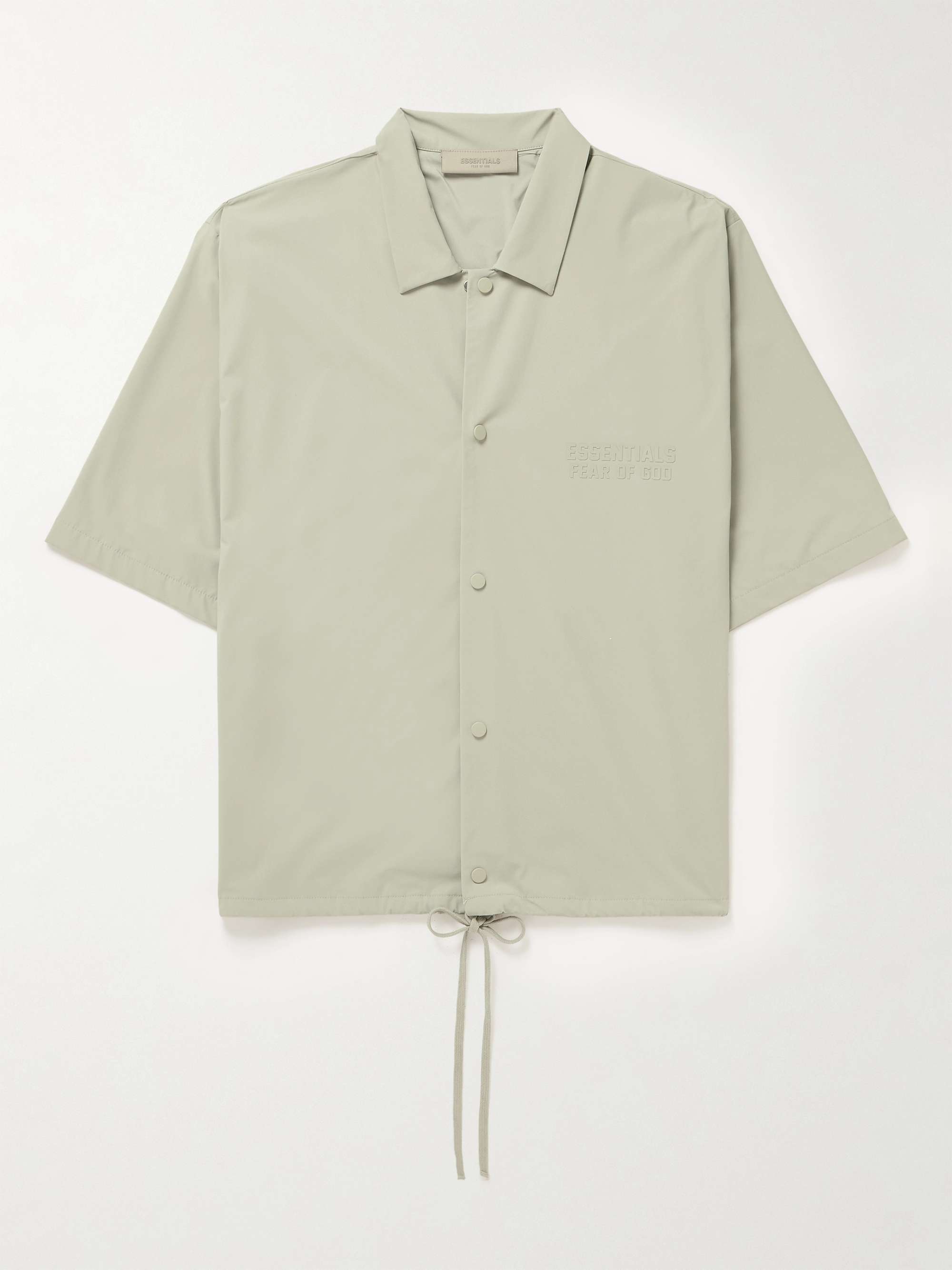 FEAR OF GOD ESSENTIALS Logo-Appliqued Stretch-Nylon Shirt