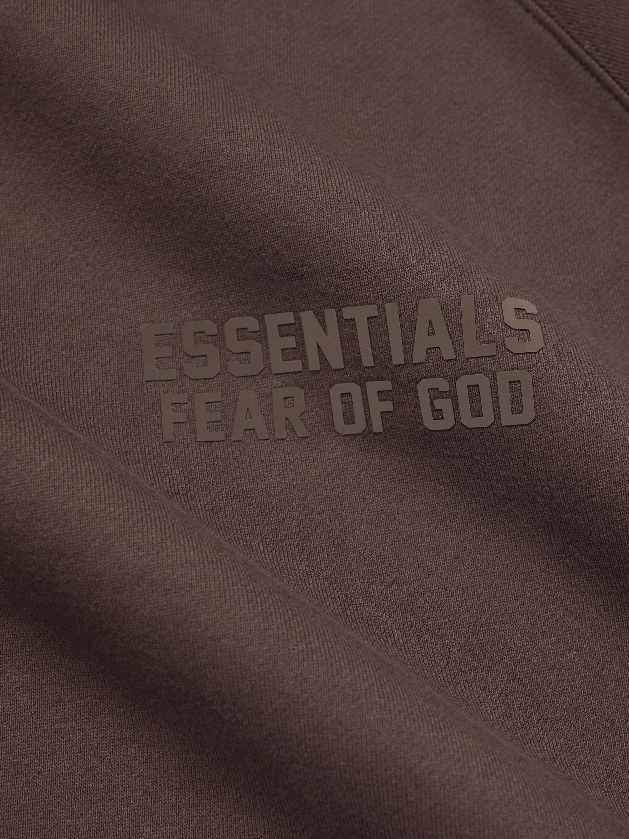 FEAR OF GOD ESSENTIALS Logo-Appliquéd Cotton-Blend Jersey Sweatshirt