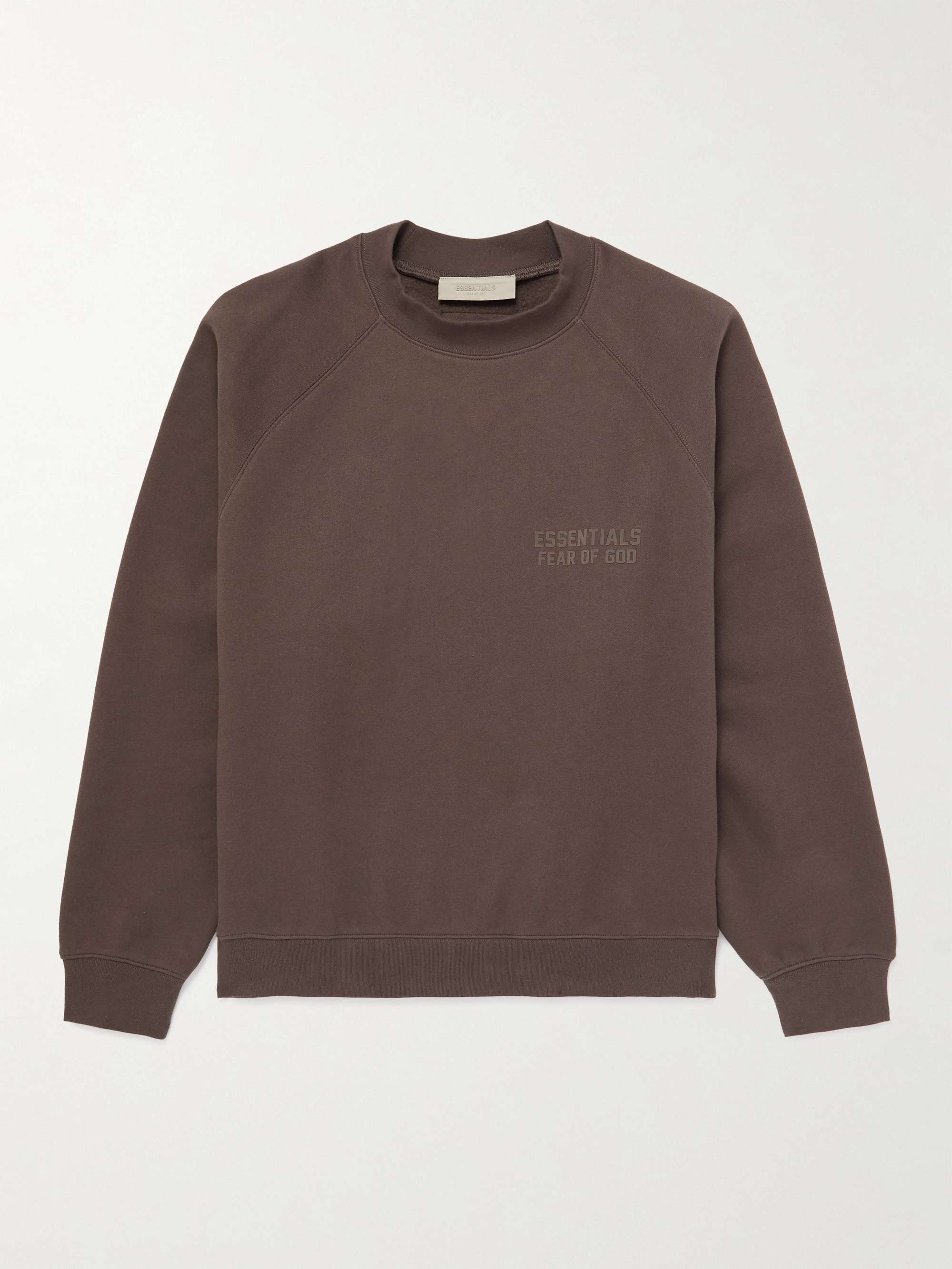 FEAR OF GOD ESSENTIALS Logo-Appliquéd Cotton-Blend Jersey Sweatshirt ...