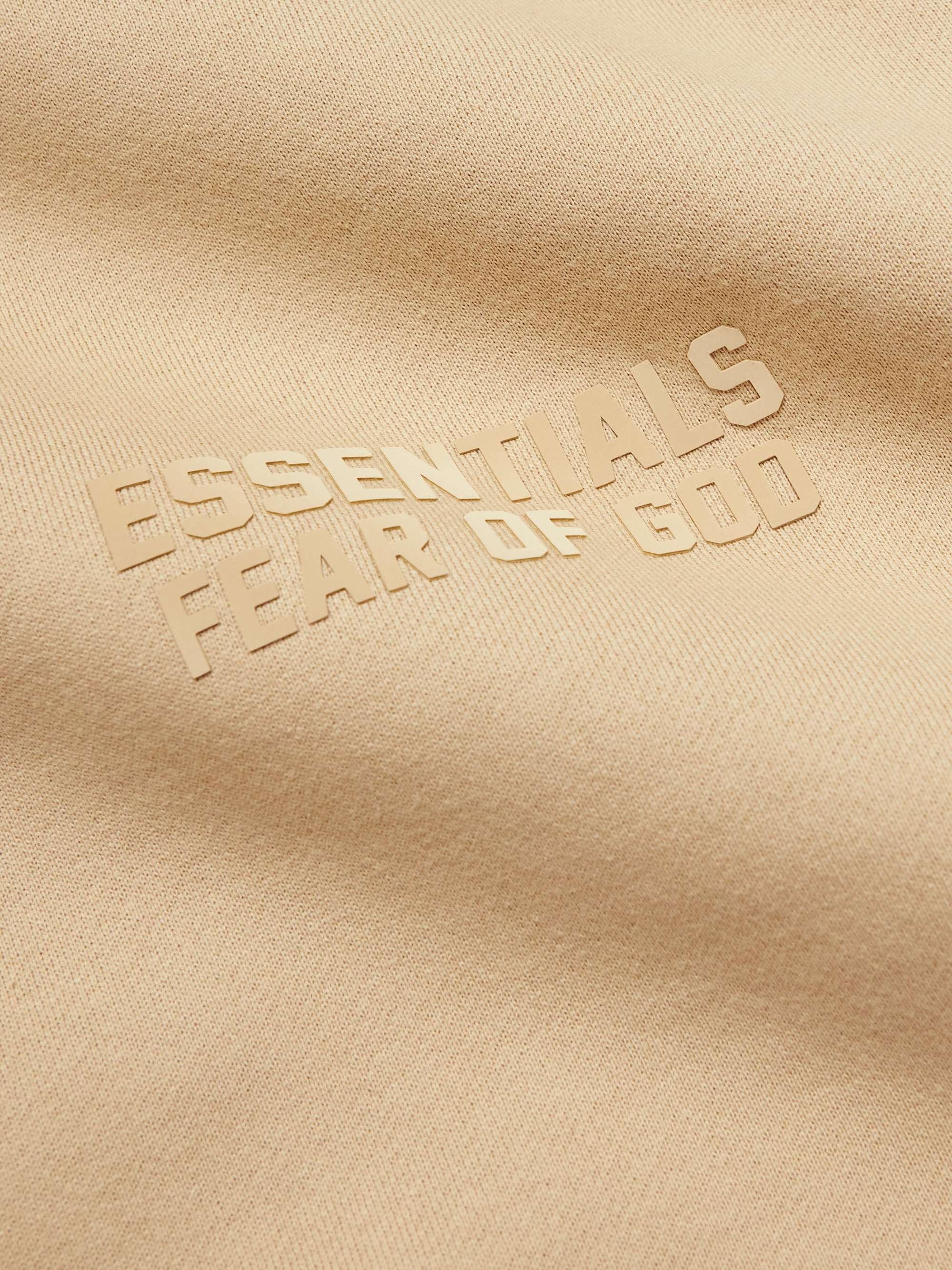 FEAR OF GOD ESSENTIALS Logo-Appliquéd Cotton-Blend Jersey Sweatshirt