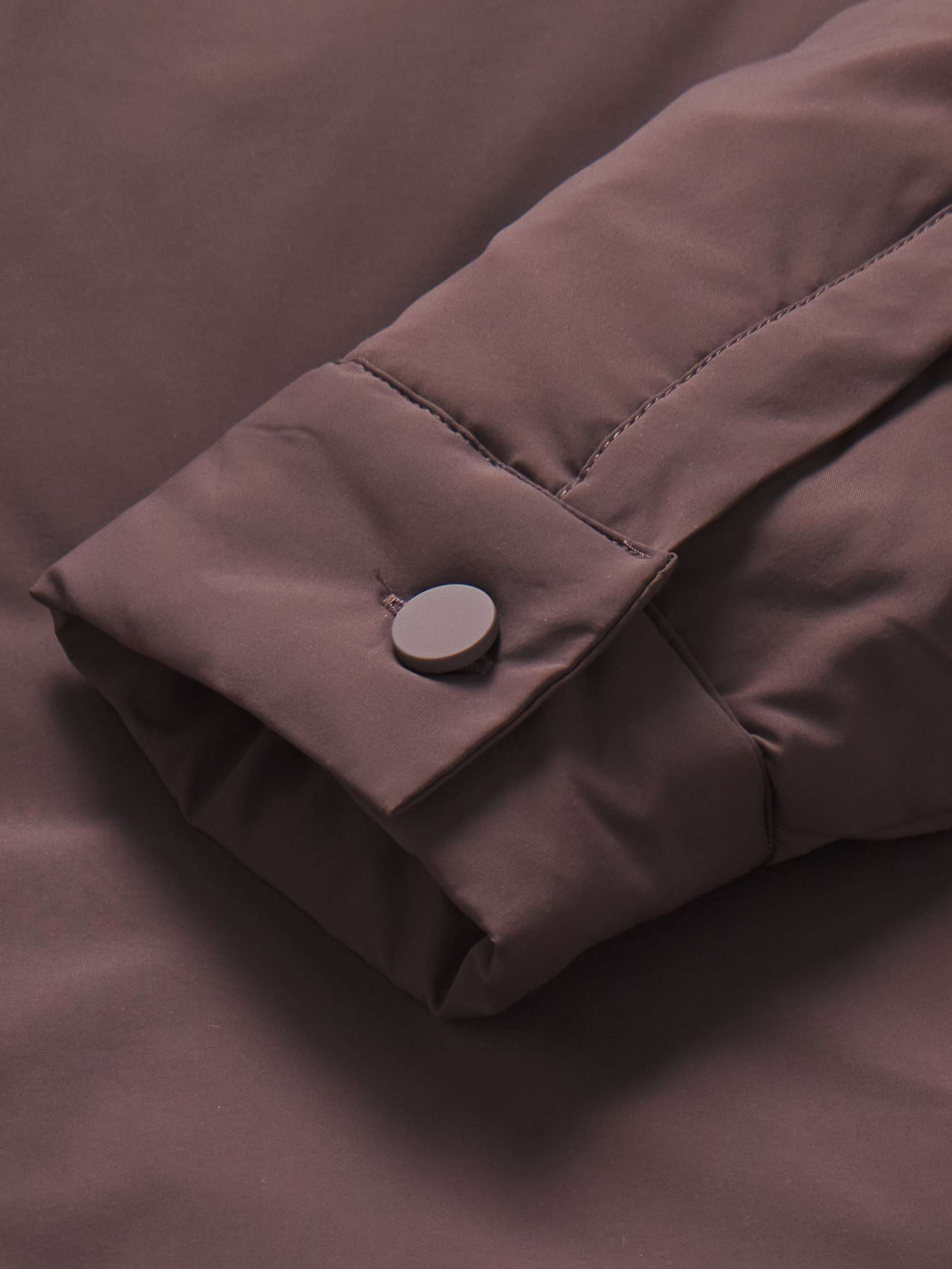 FEAR OF GOD ESSENTIALS Logo-Appliquéd Padded Shell Shirt Jacket
