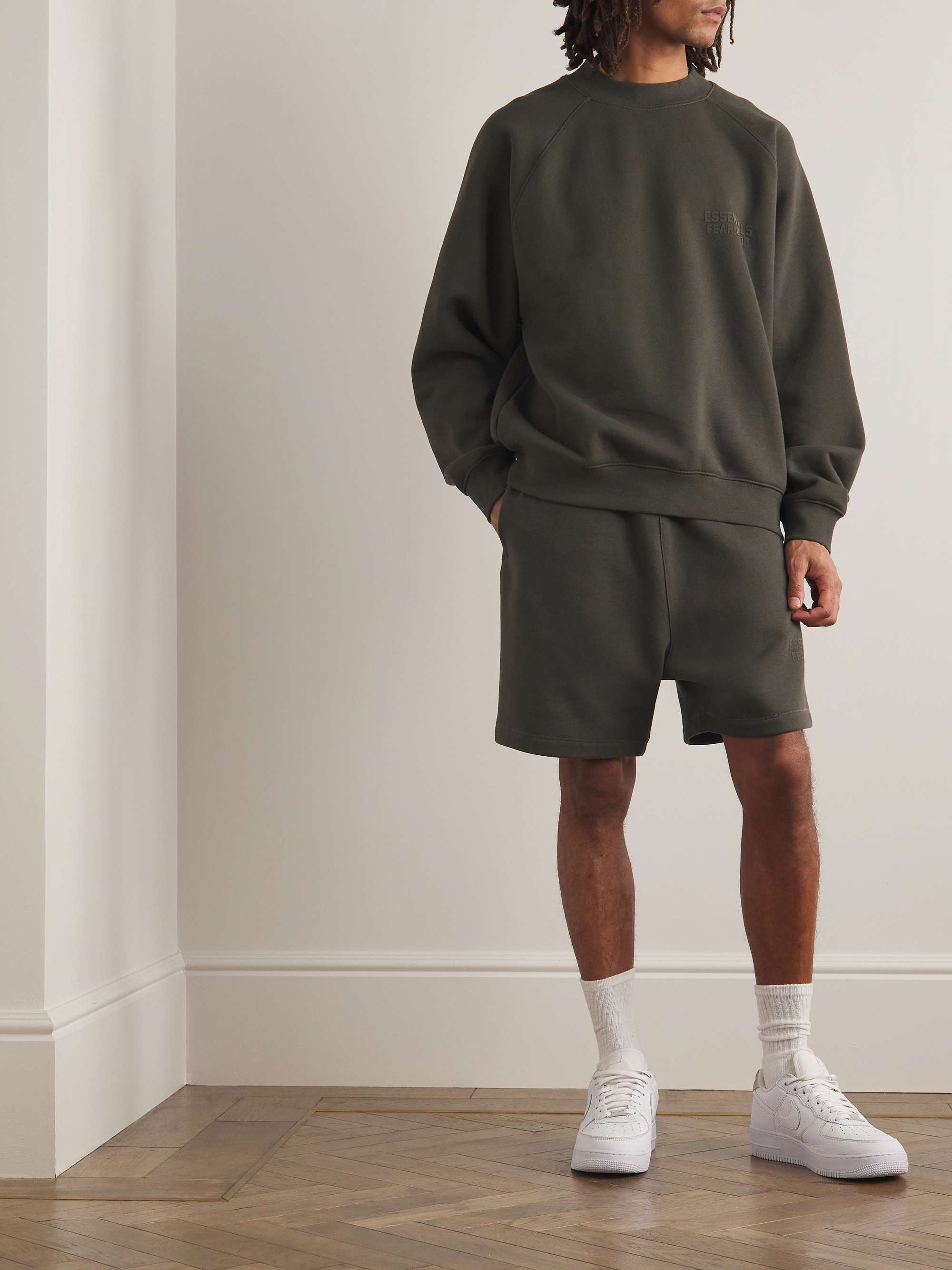 Fear Of God Essentials Logo Sweat Shorts