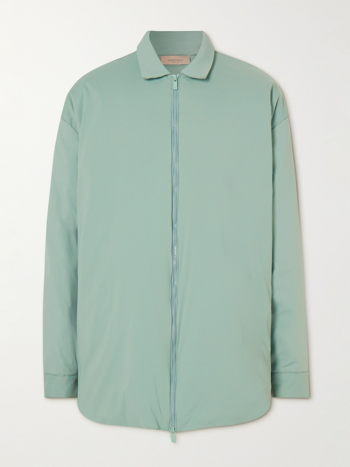 Logo-Appliquéd Padded Shell Shirt Jacket