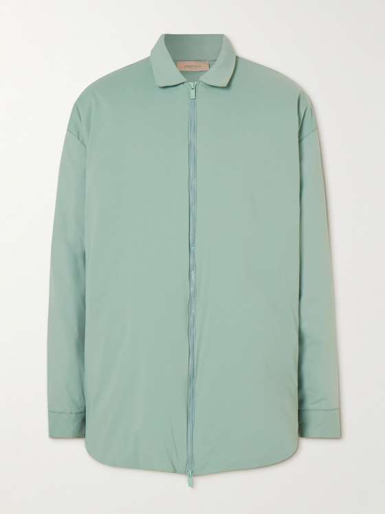mrporter.com | Logo-Appliquéd Padded Shell Shirt Jacket