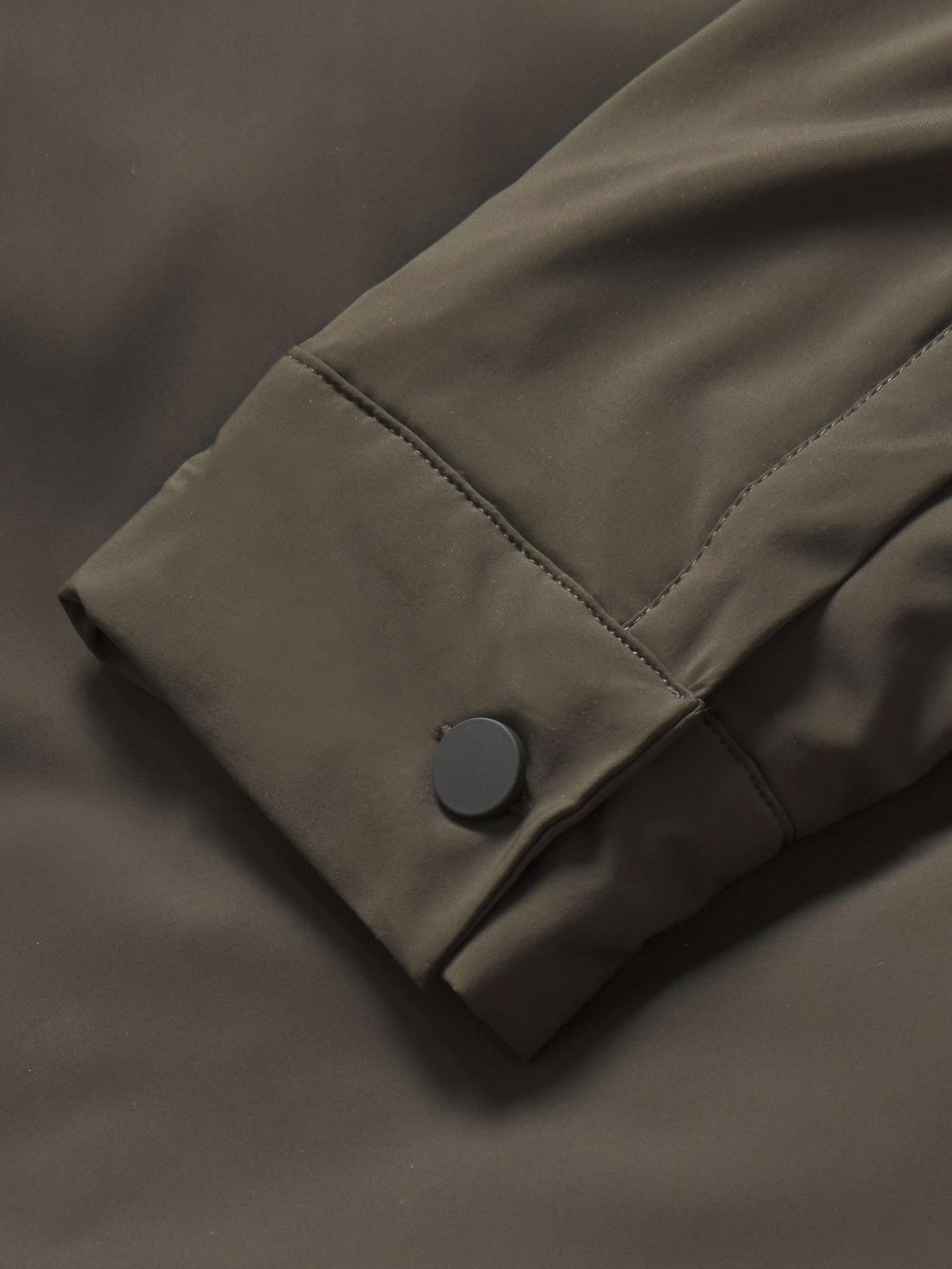 FEAR OF GOD ESSENTIALS Logo-Appliquéd Padded Shell Shirt Jacket