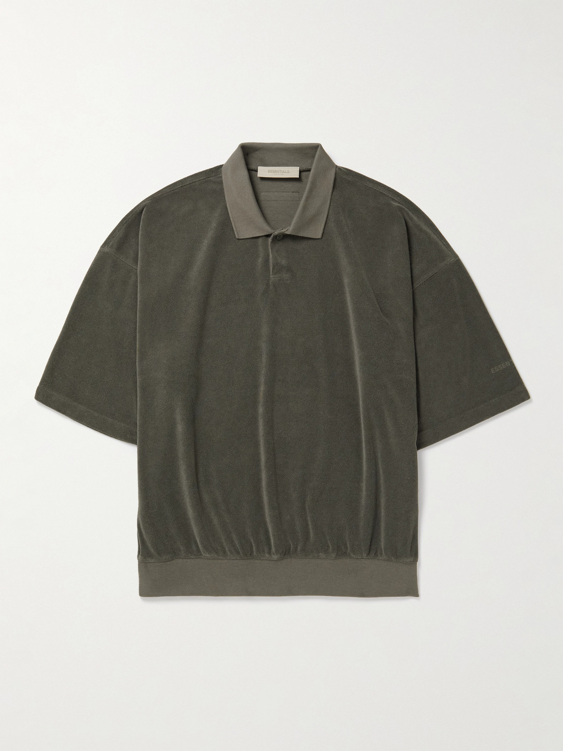 Logo-Appliquéd Terry Polo Shirt