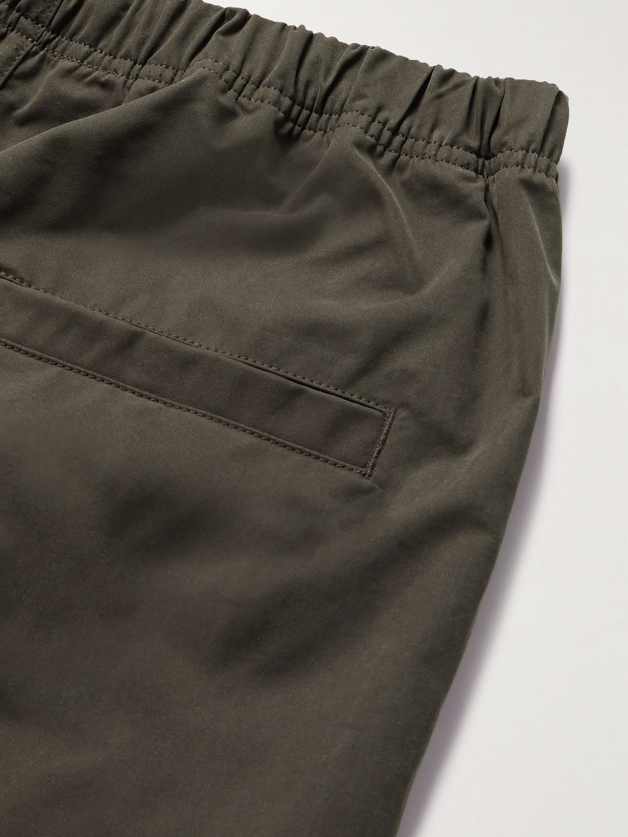 FEAR OF GOD ESSENTIALS Logo-Appliquéd Cotton-Blend Twill Drawstring Trousers
