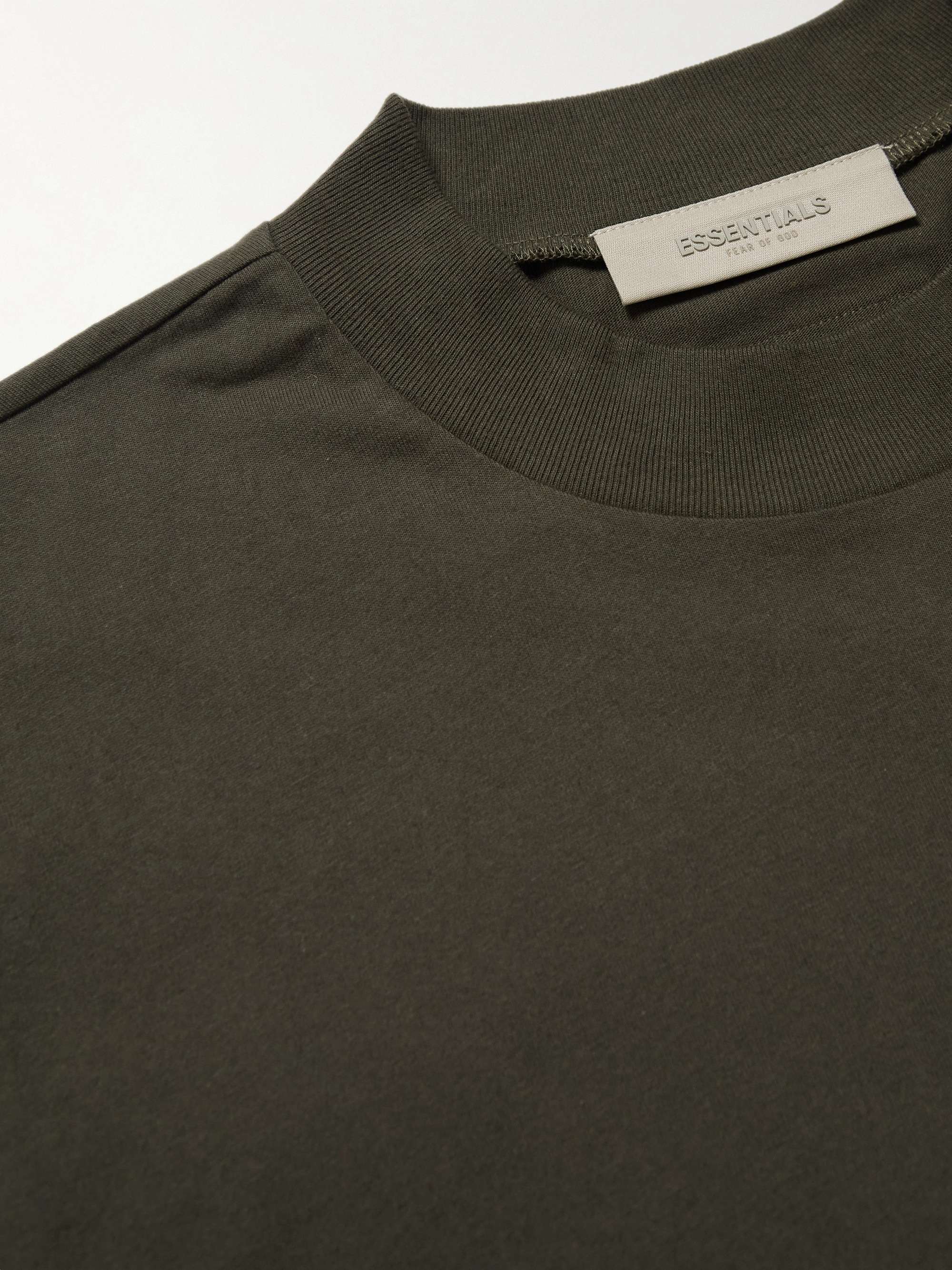 FEAR OF GOD ESSENTIALS Logo-Appliquéd Cotton-Jersey T-Shirt