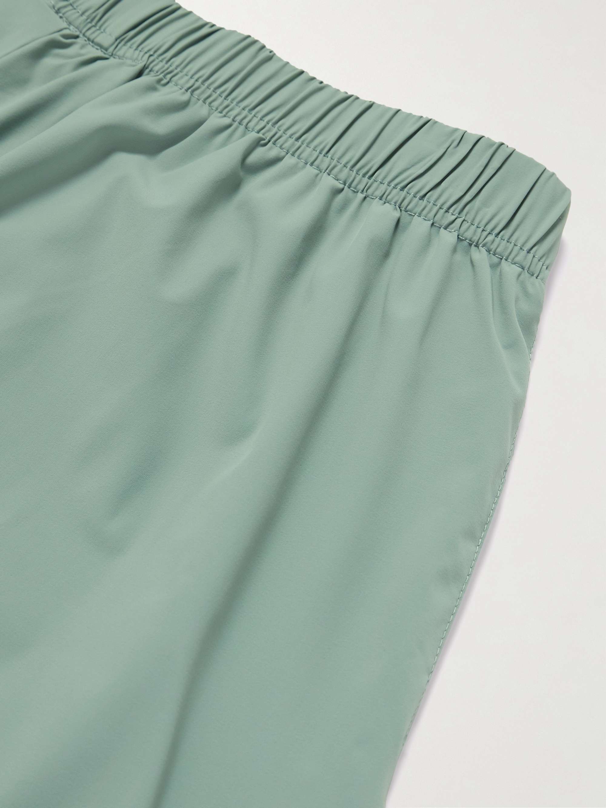 FEAR OF GOD ESSENTIALS Straight-Leg Logo-Appliquéd Shell Drawstring Shorts