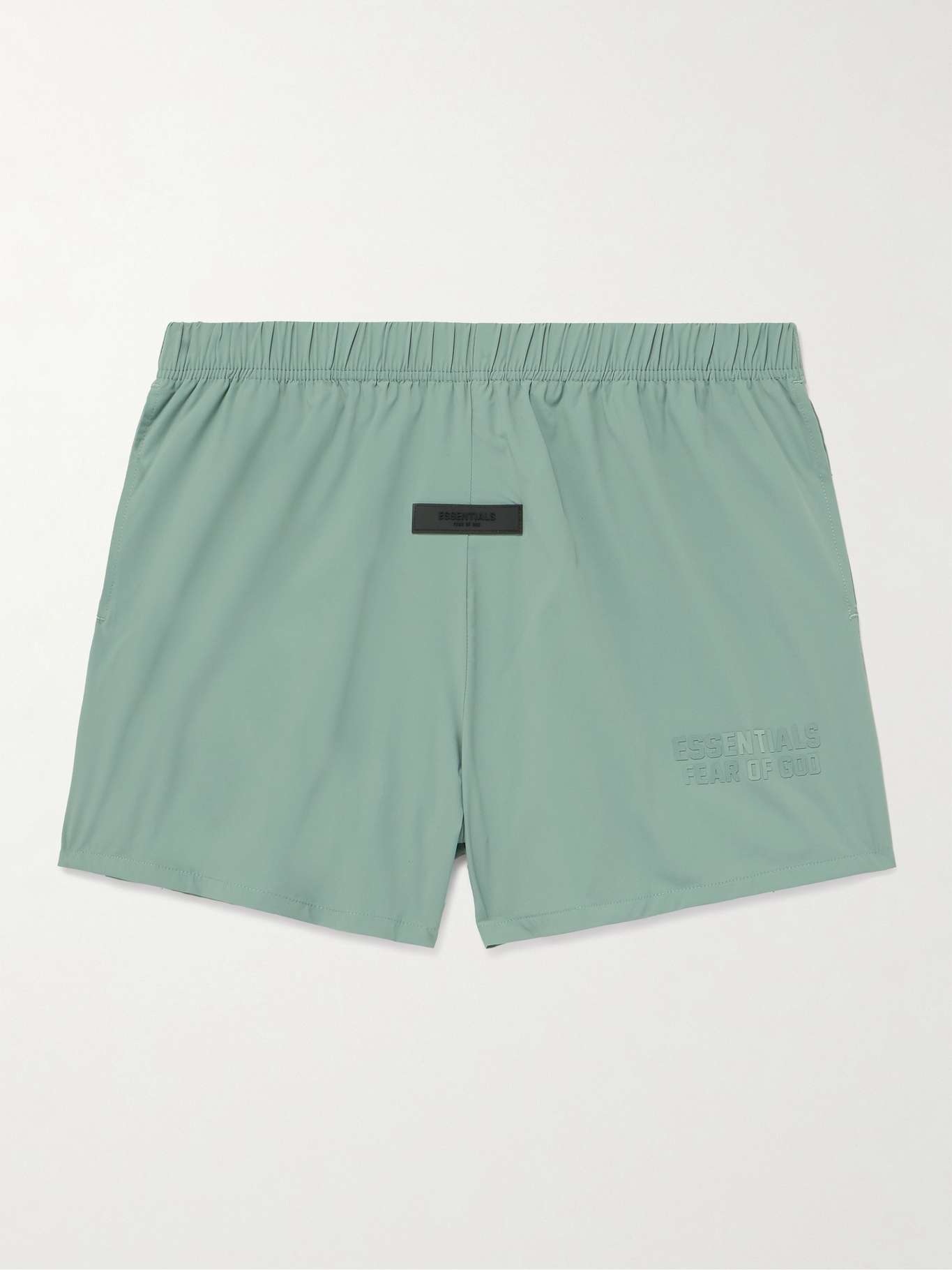 FEAR OF GOD ESSENTIALS Logo-Appliquéd Stretch-Shell Drawstring Shorts ...