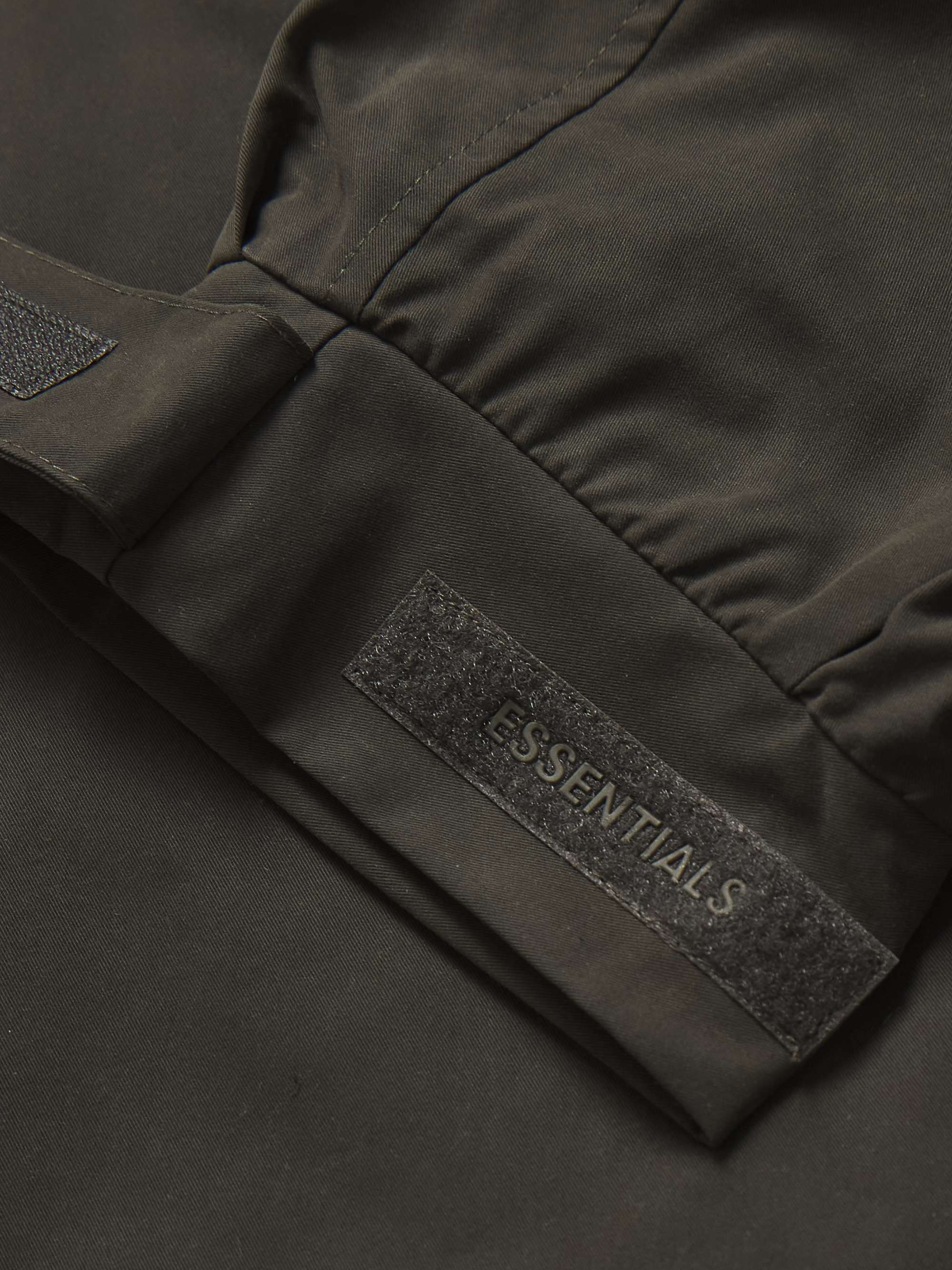 FEAR OF GOD ESSENTIALS Barn Logo-Appliquéd Cotton-Blend Twill Jacket