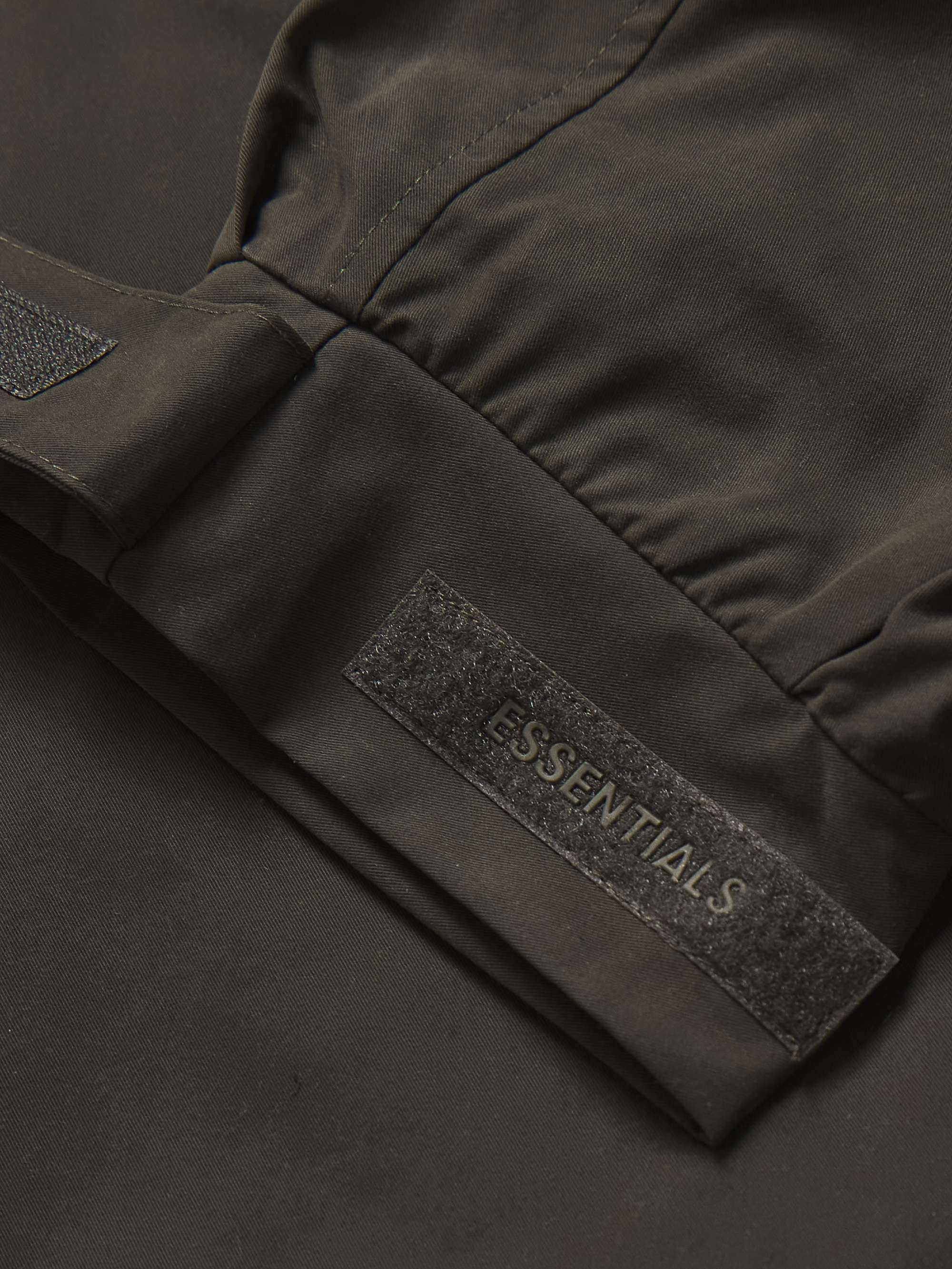 FEAR OF GOD ESSENTIALS Barn Logo-Appliquéd Cotton-Blend Twill Jacket ...