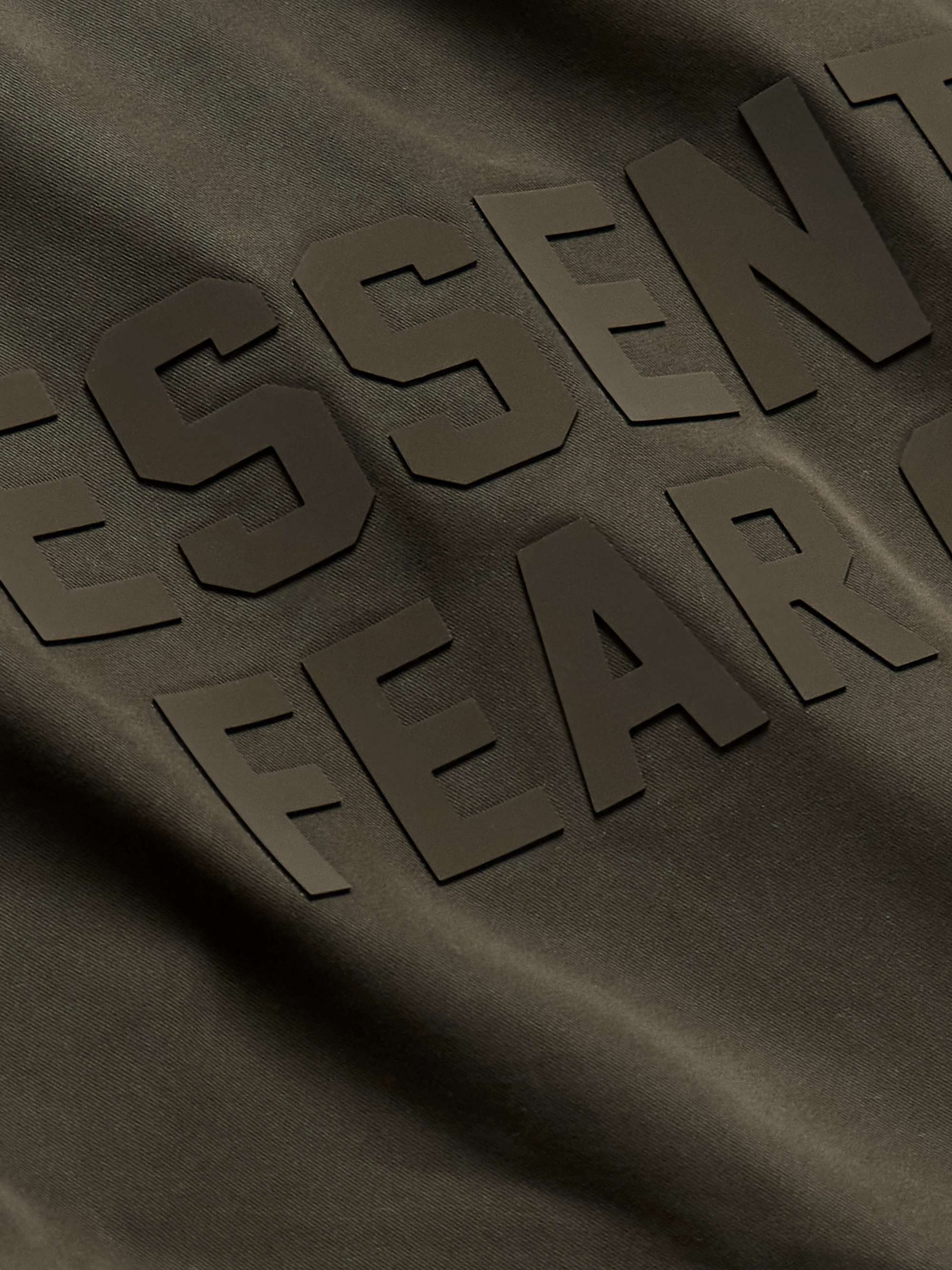 FEAR OF GOD ESSENTIALS Logo-Appliquéd Cotton-Blend Twill Coat