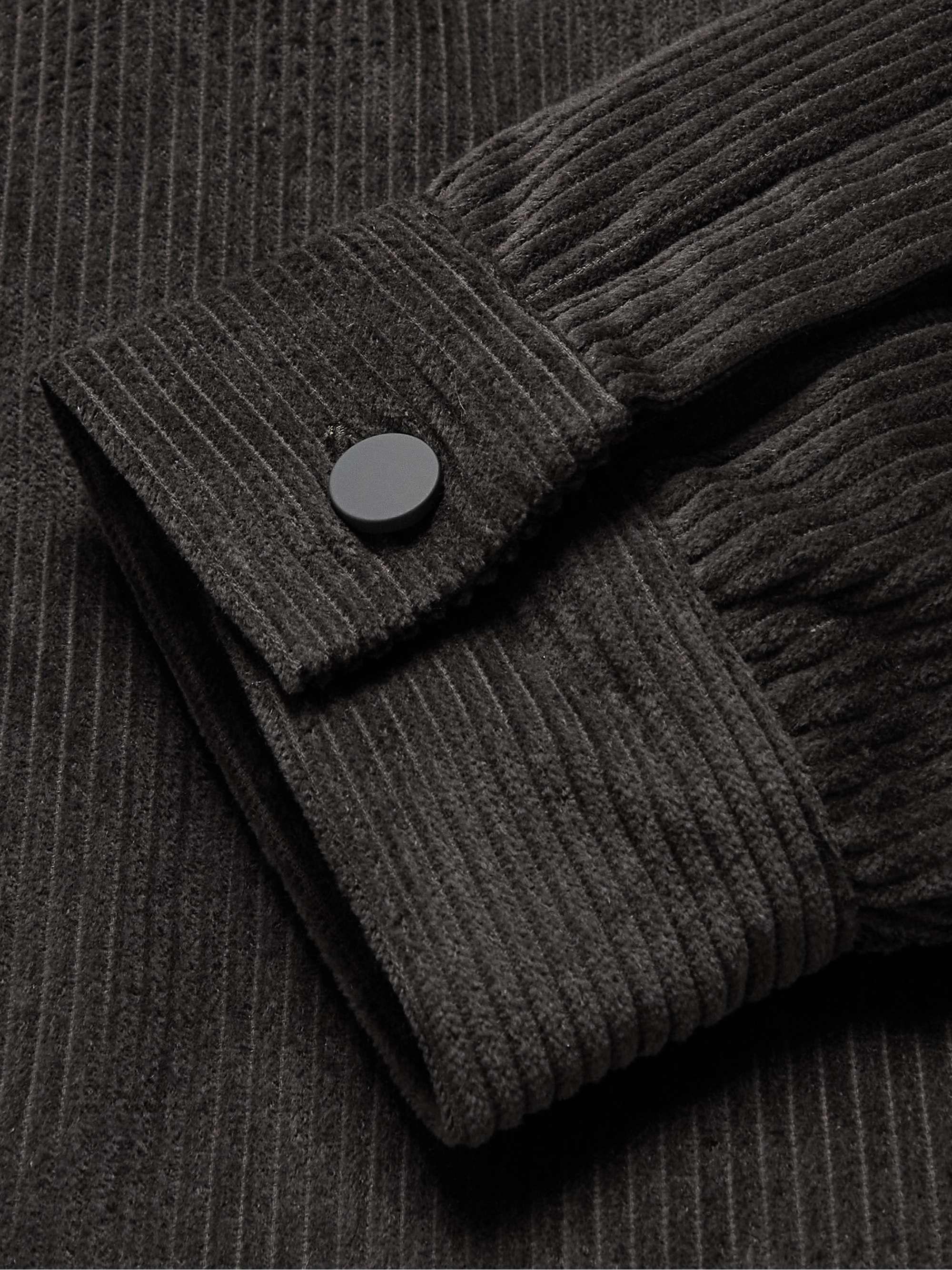 FEAR OF GOD ESSENTIALS Cotton-Corduroy Zip-Up Shirt Jacket