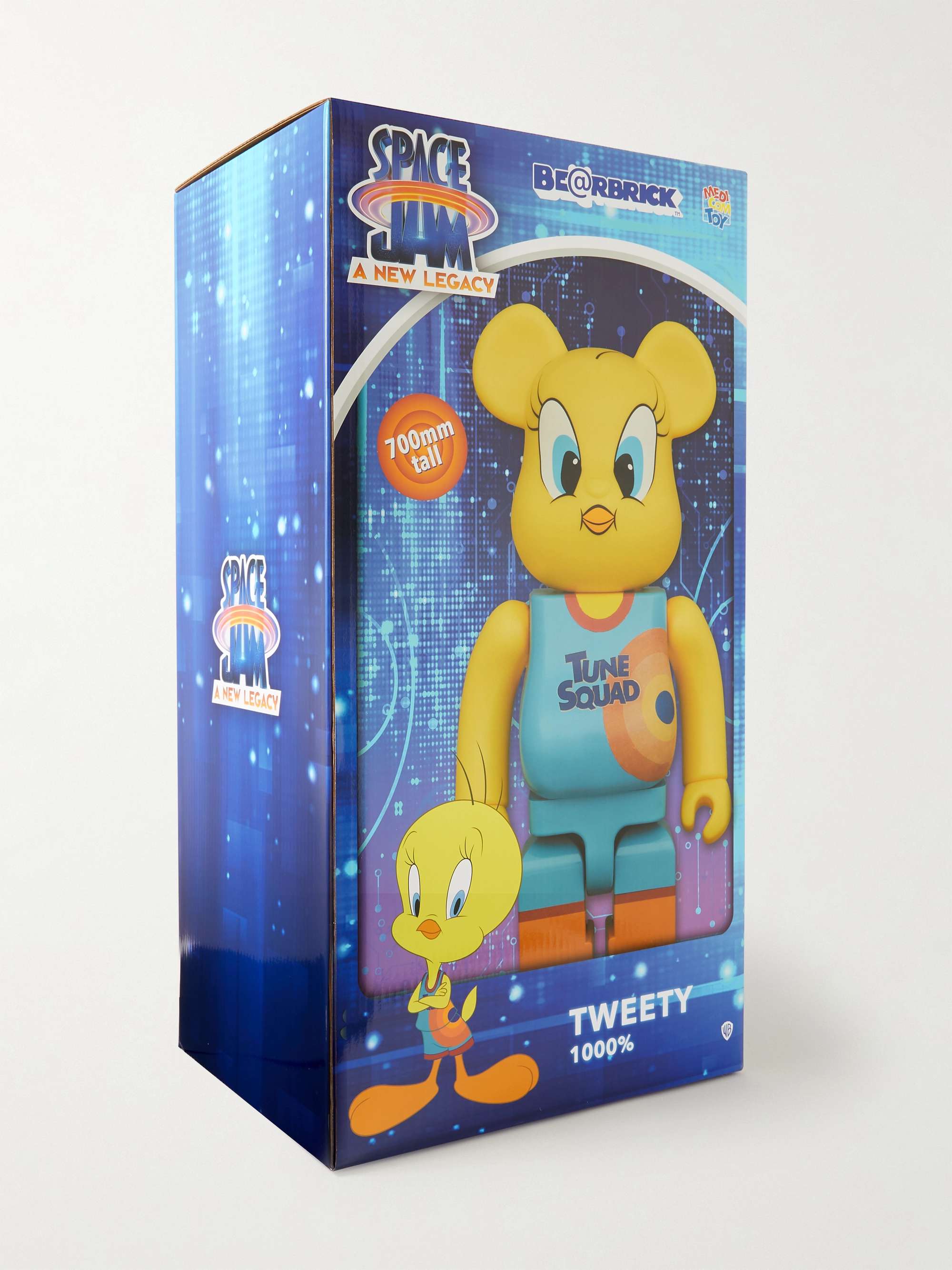 BE@RBRICK + Space Jam Tweety 1000% Printed PVC Figurine
