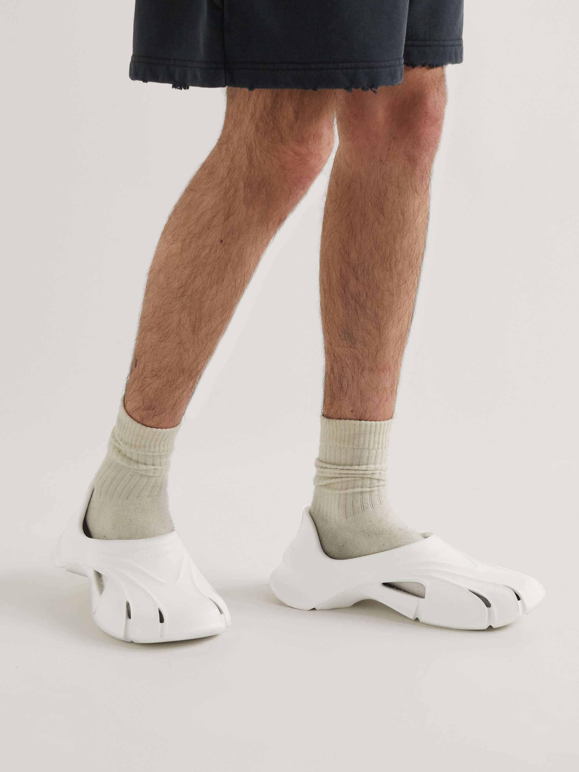 BALENCIAGA Mold Closed Rubber Sandals