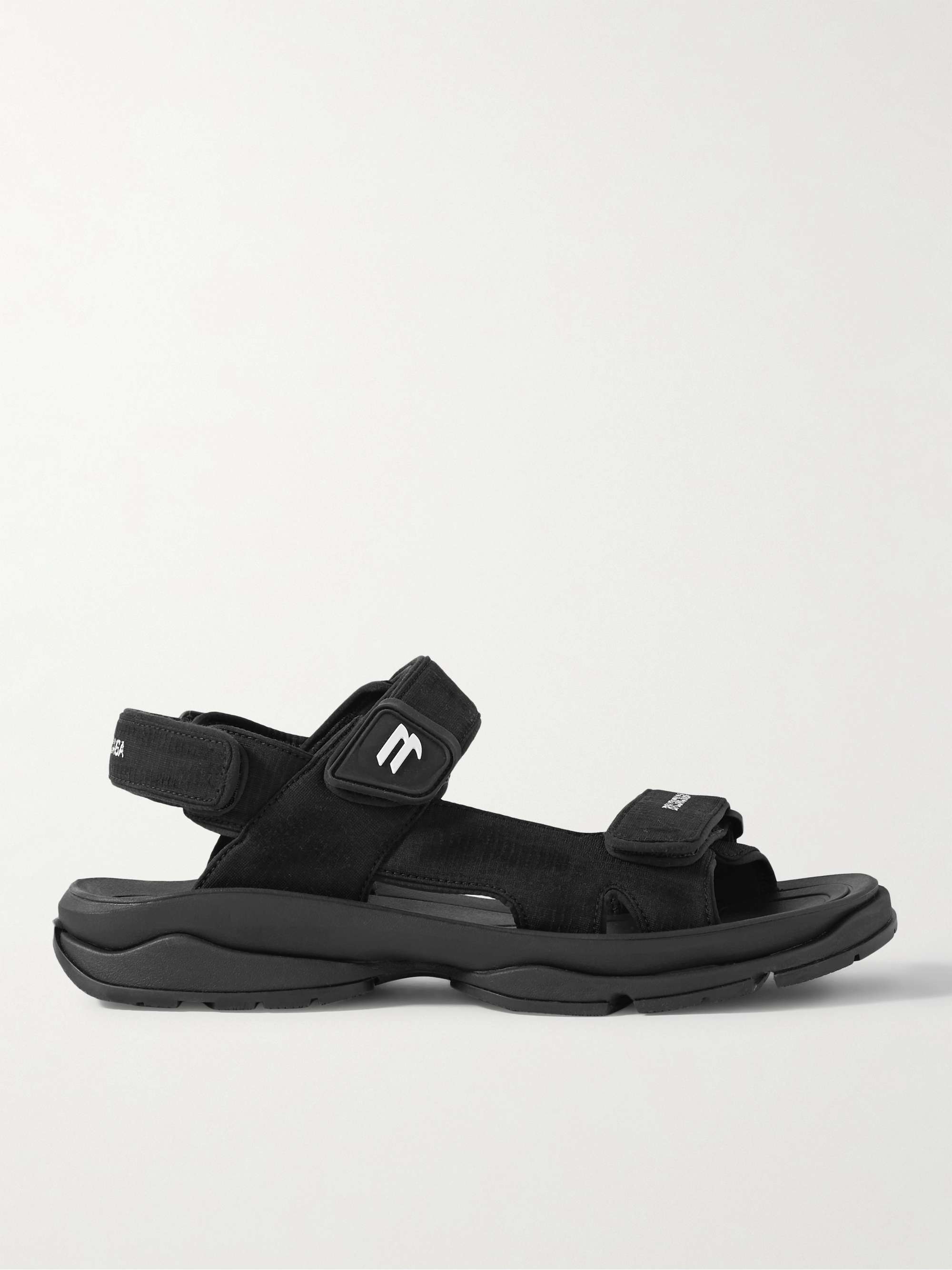 Render ekstremt salat BALENCIAGA Tourist Logo-Embroidered Ripstop Sandals for Men | MR PORTER