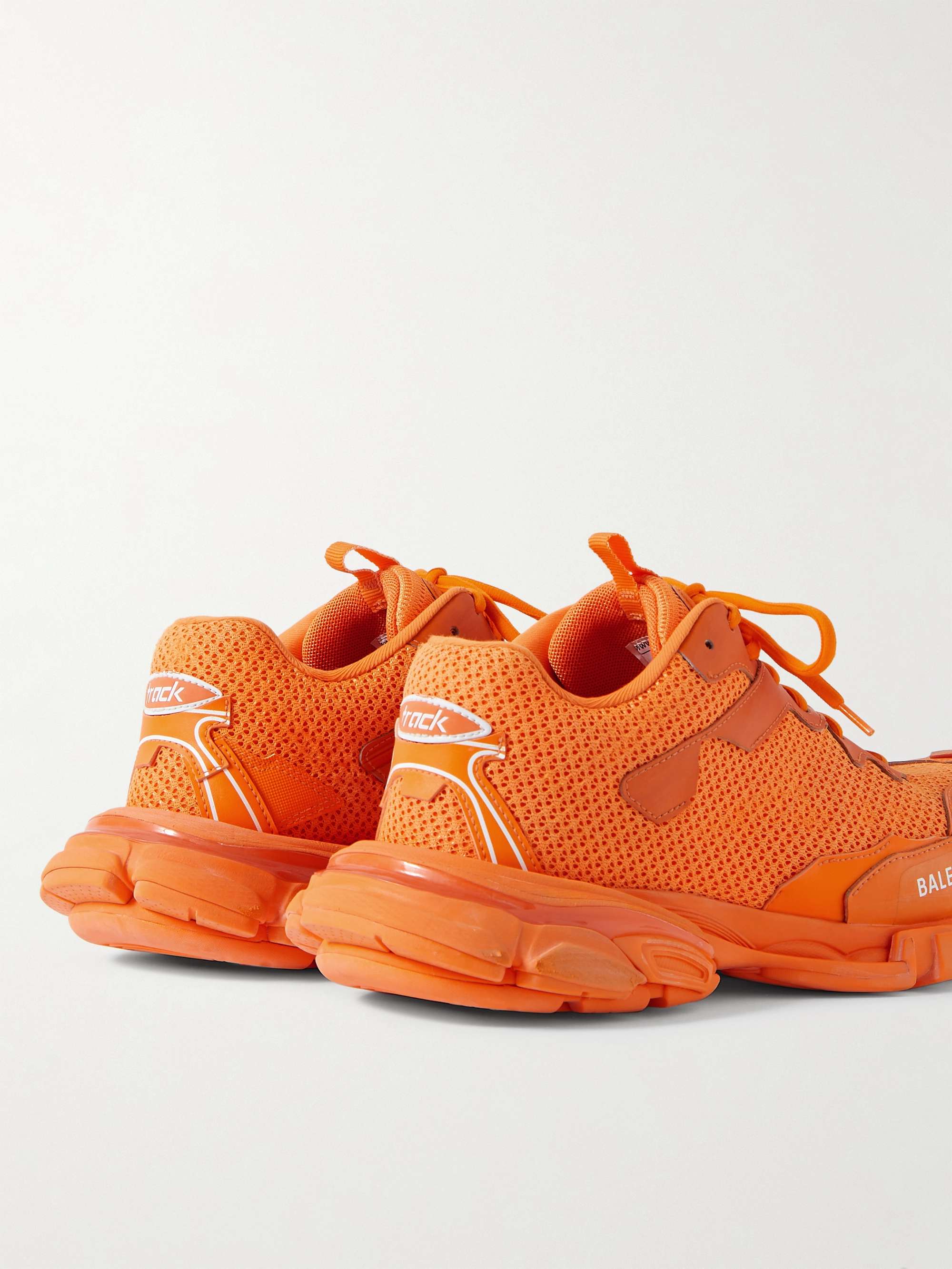 BALENCIAGA Track.3 Distressed Mesh and Nylon Sneakers