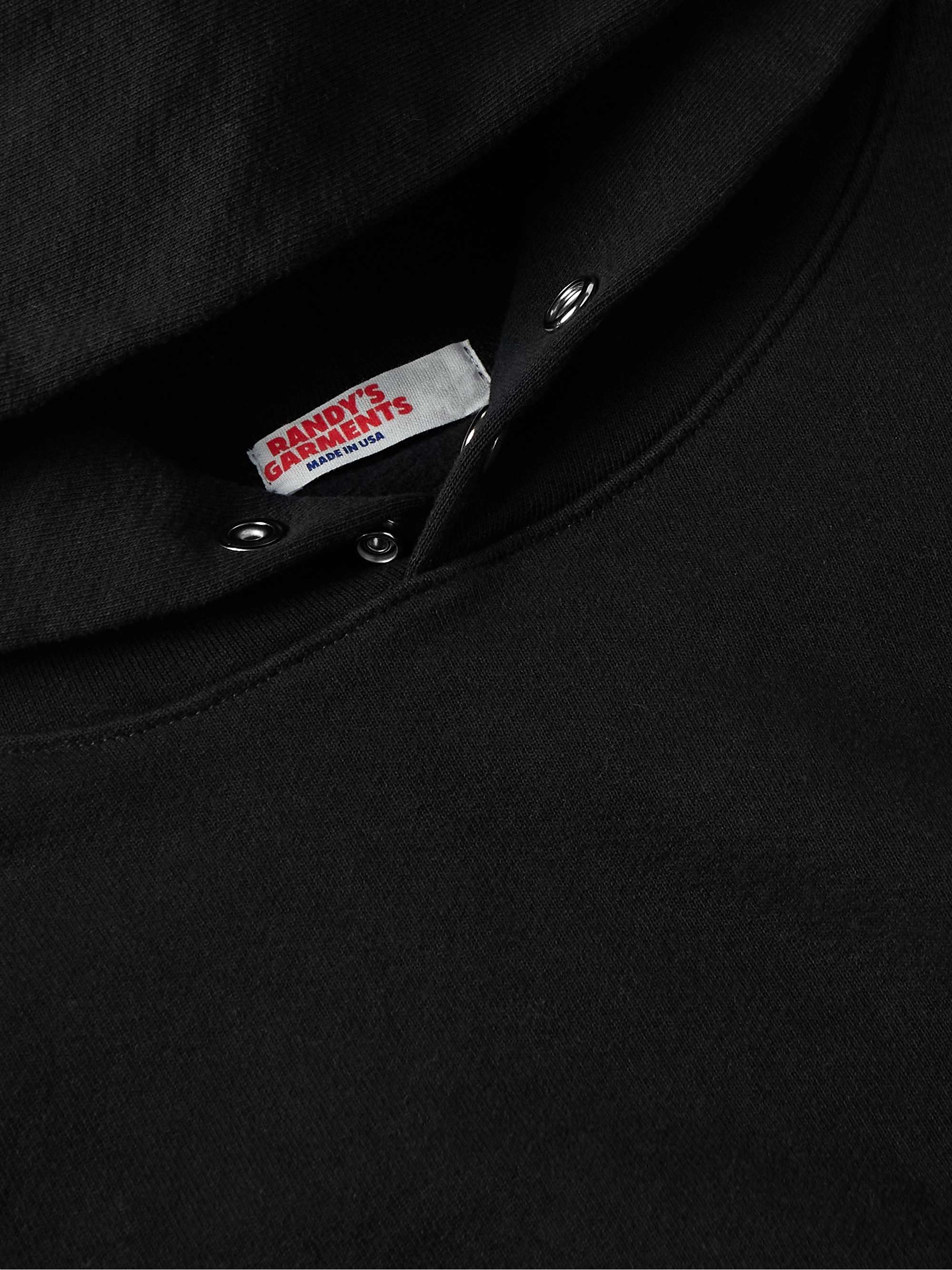 RANDY'S GARMENTS LogoAppliquéd CottonJersey Hoodie for Men MR PORTER