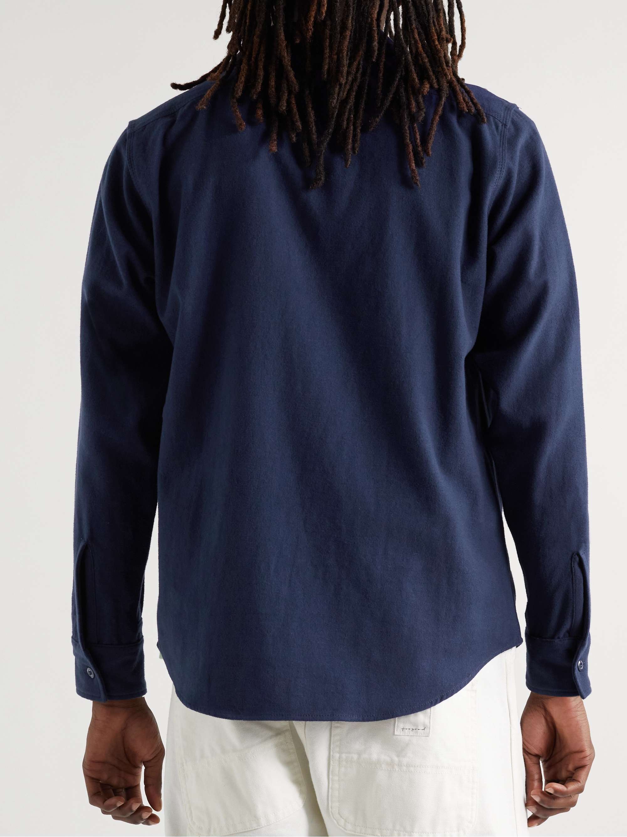RANDY'S GARMENTS Brushed-Cotton Shirt
