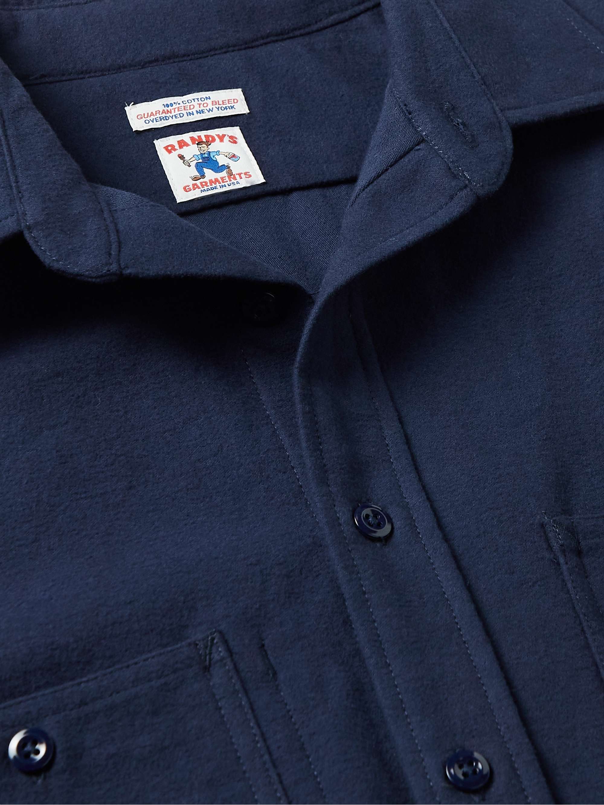 RANDY'S GARMENTS Brushed-Cotton Shirt
