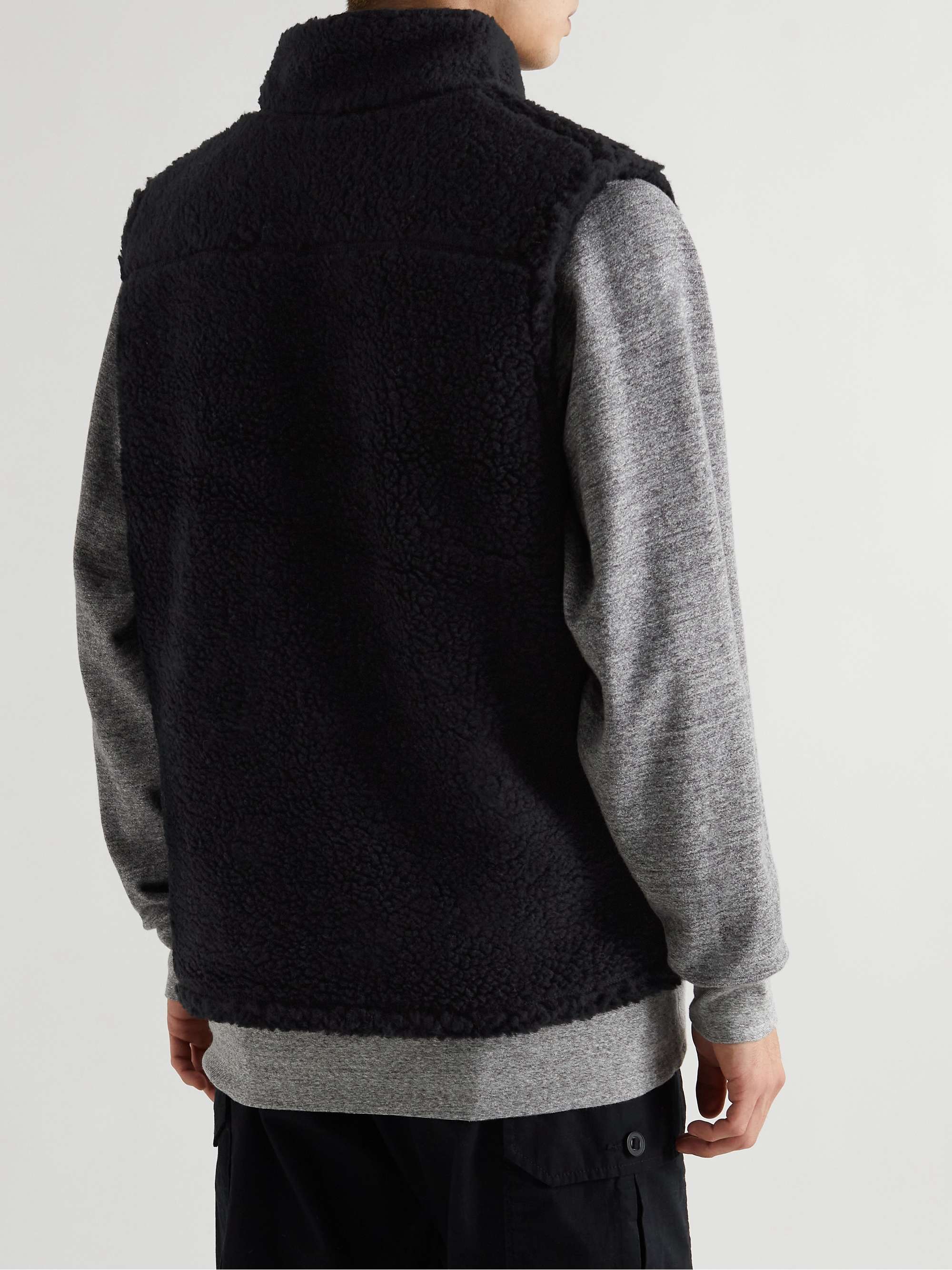 BEAMS PLUS Wool-Blend Fleece Gillet