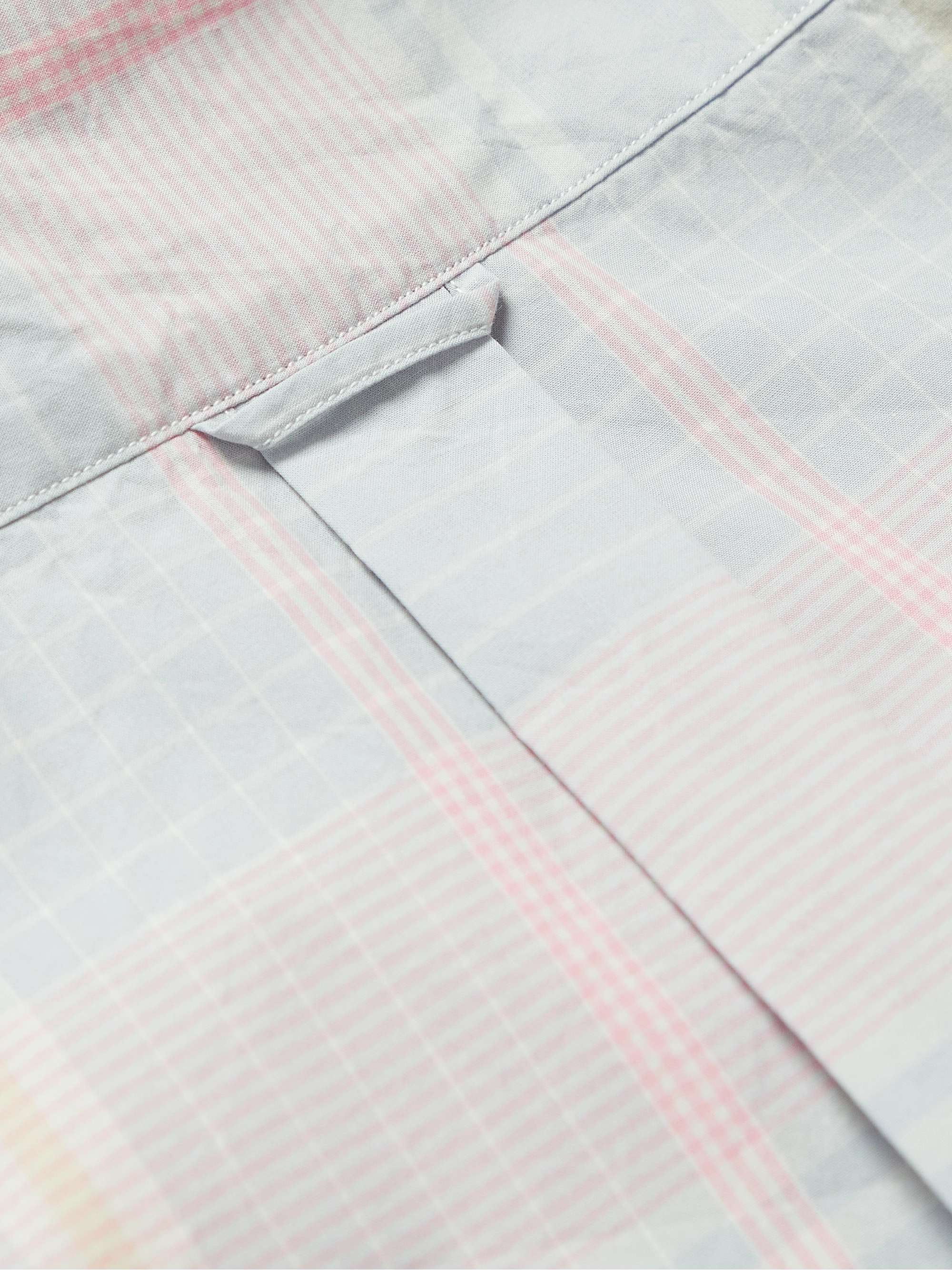 BEAMS PLUS Checked Cotton-Poplin Shirt