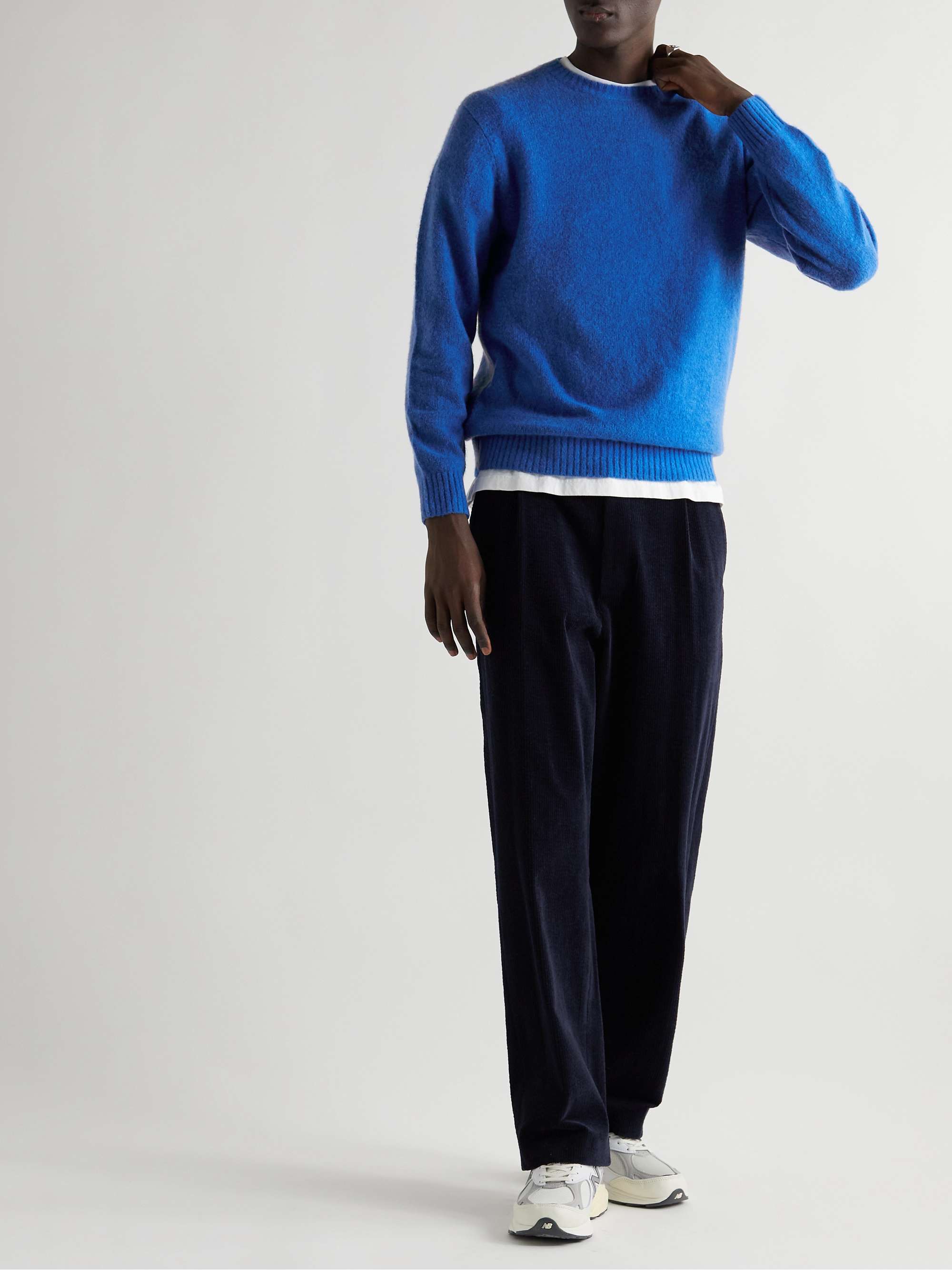 BEAMS PLUS Cashmere and Silk-Blend Sweater