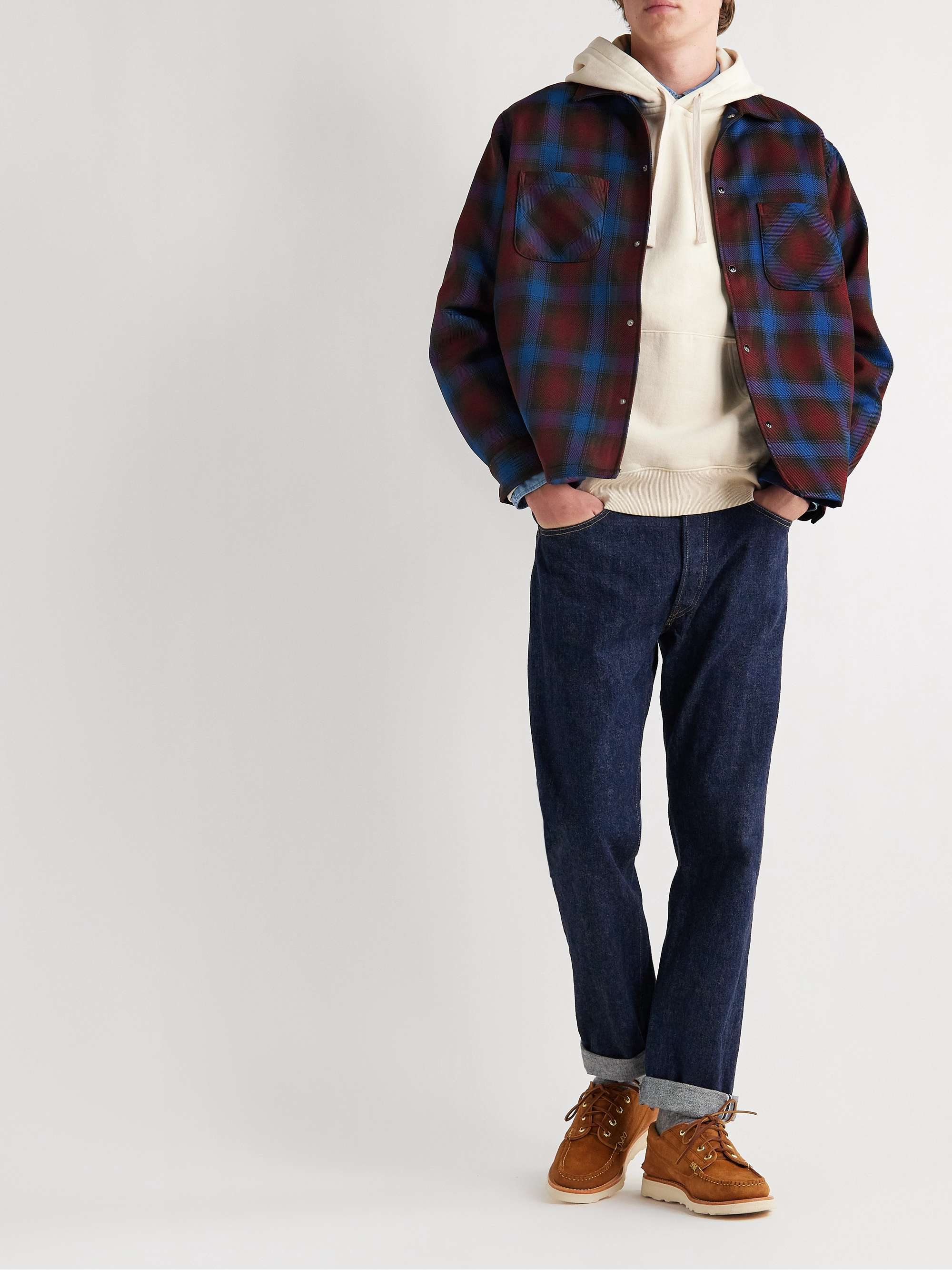 BEAMS PLUS Checked PrimaLoft® Twill Overshirt