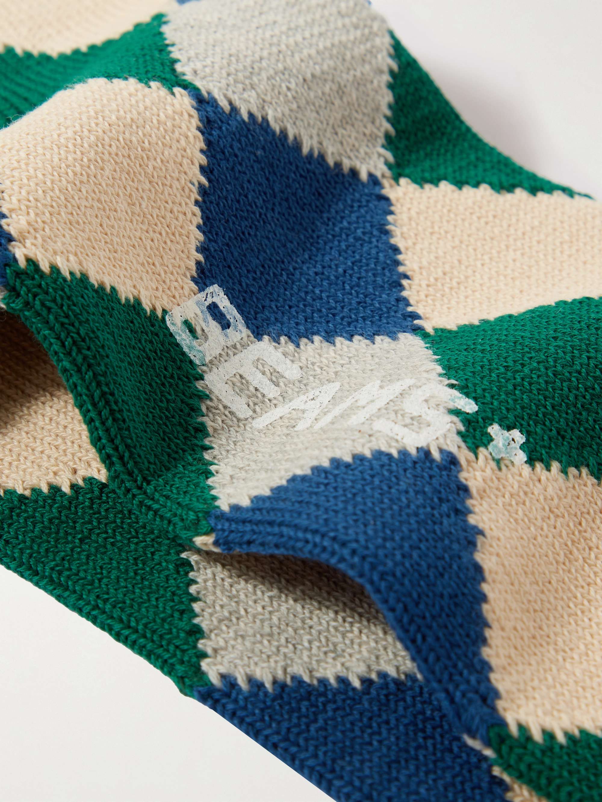 BEAMS PLUS Intarsia Cotton Socks