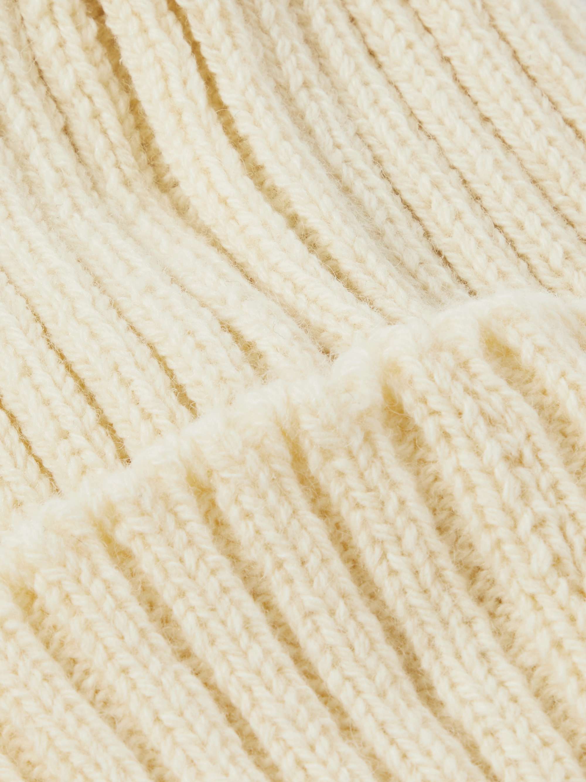 BEAMS PLUS Ribbed Wool Beanie