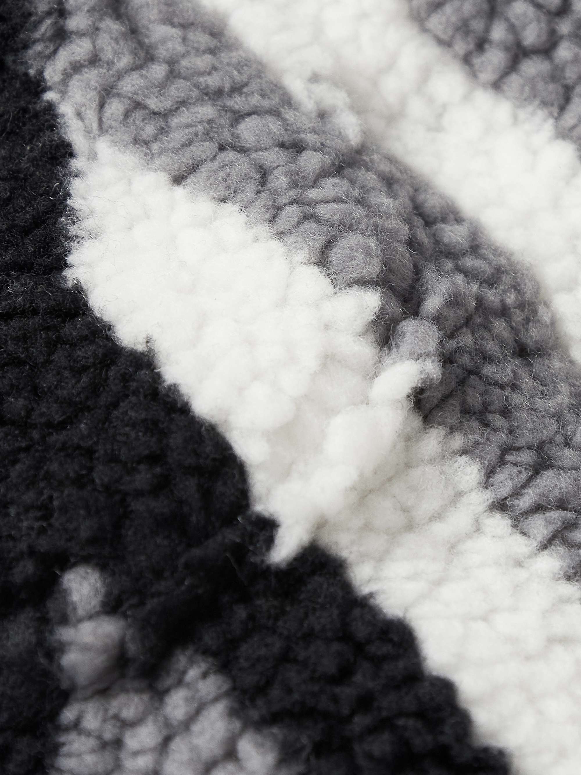 BEAMS PLUS Fleece-Jacquard Cardigan