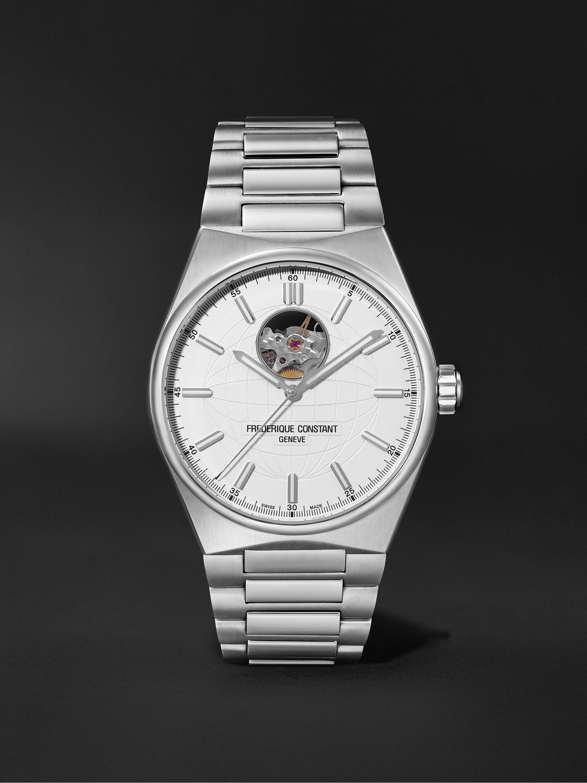 Frederique Constant Highlife Heart Beat Automatic 41mm Stainless Steel Watch, Ref. No. Correct Ref No. In Silver