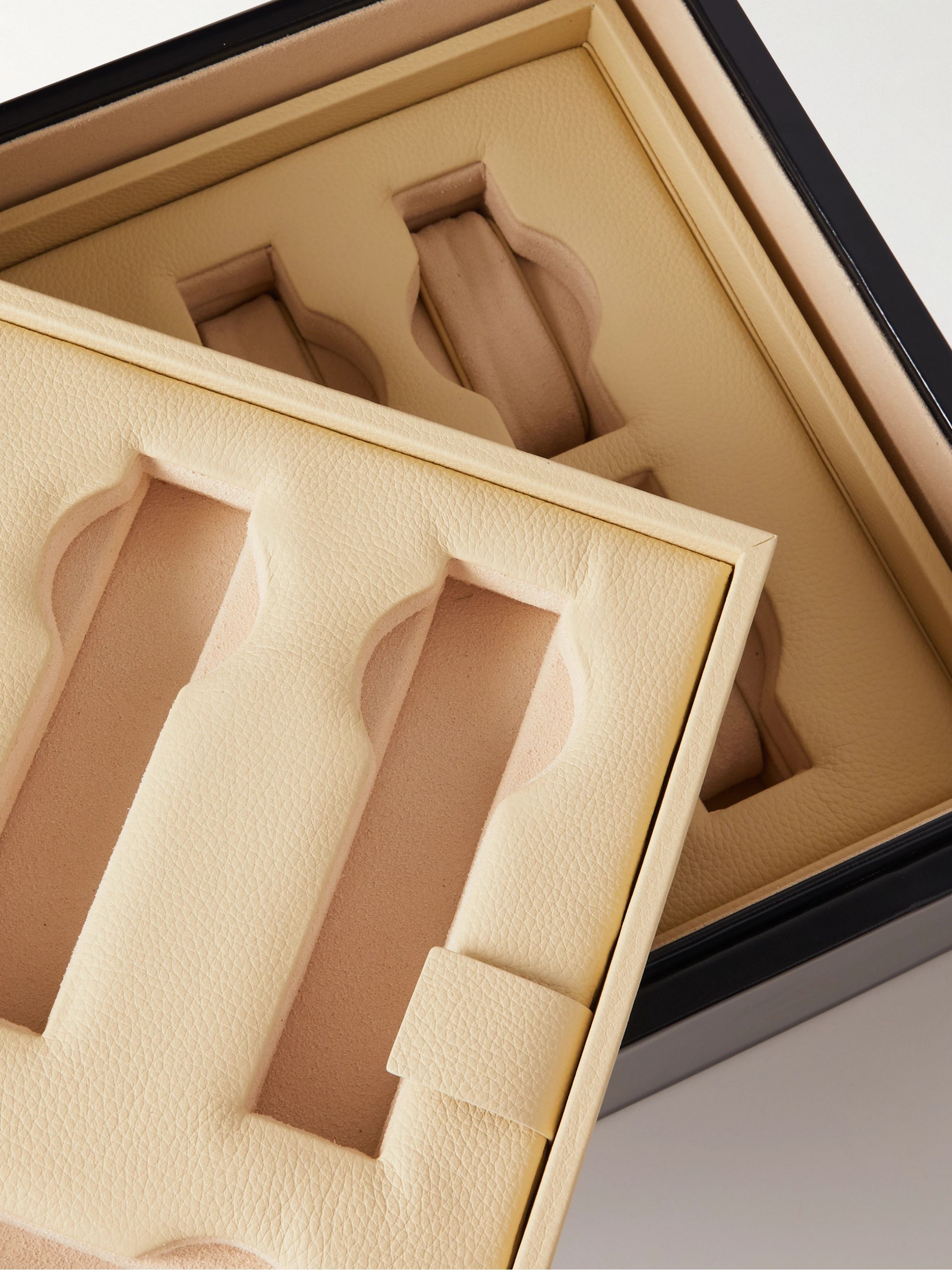 PINEIDER Passion Leather and Plywood Watch Box