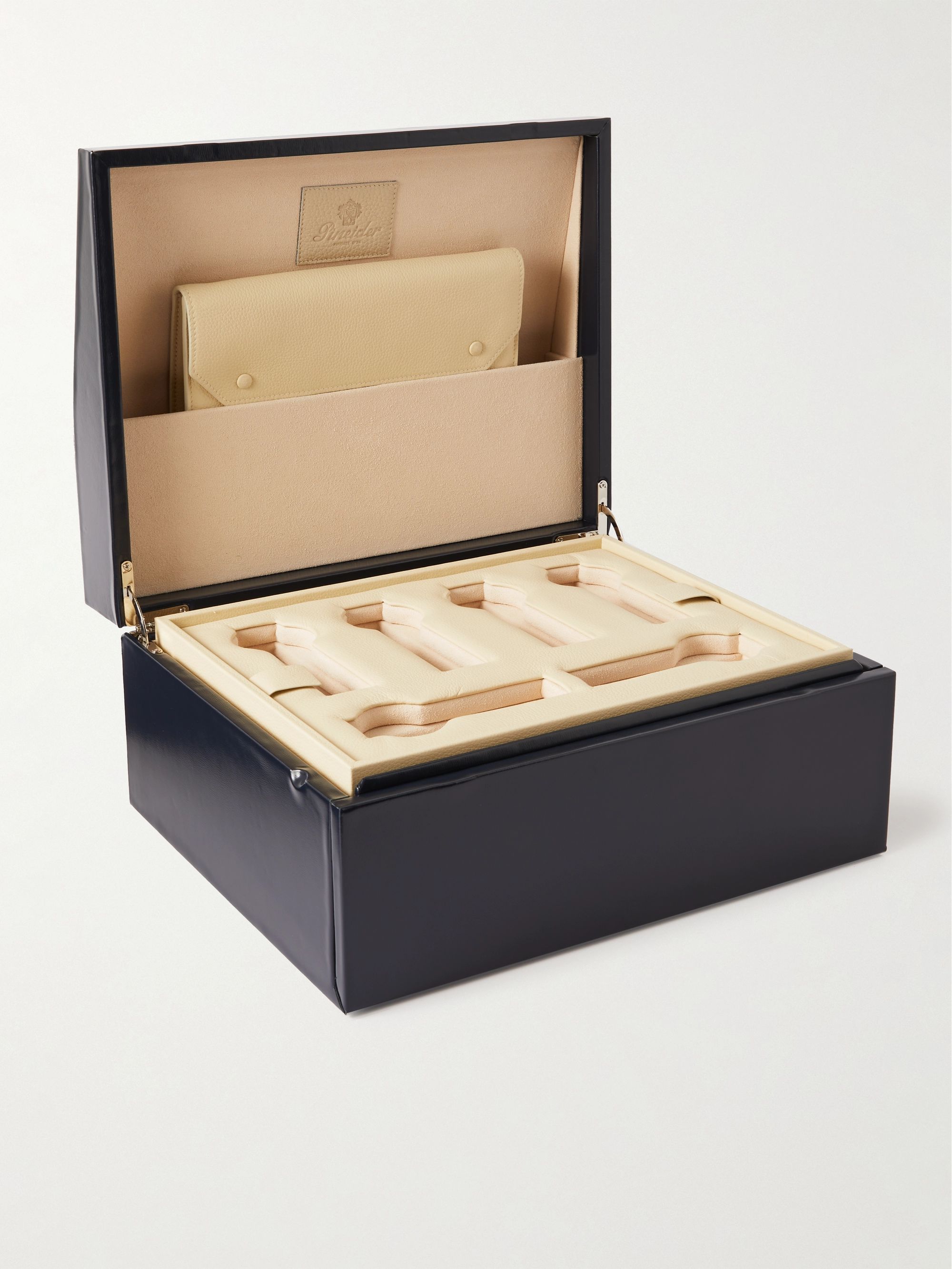 PINEIDER Passion Leather and Plywood Watch Box