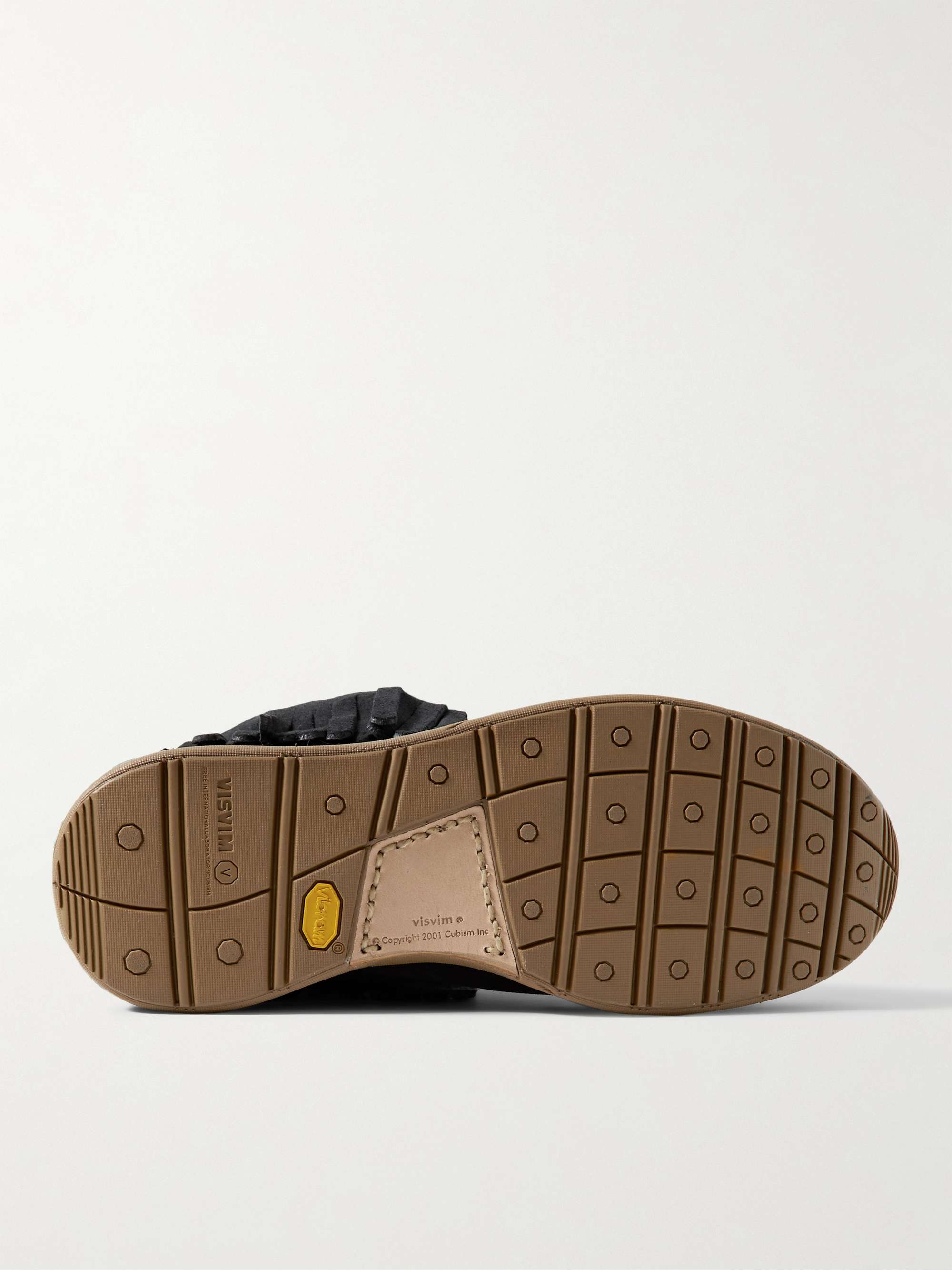VISVIM FBT Shaman-Folk Fringed Beaded Suede Boots